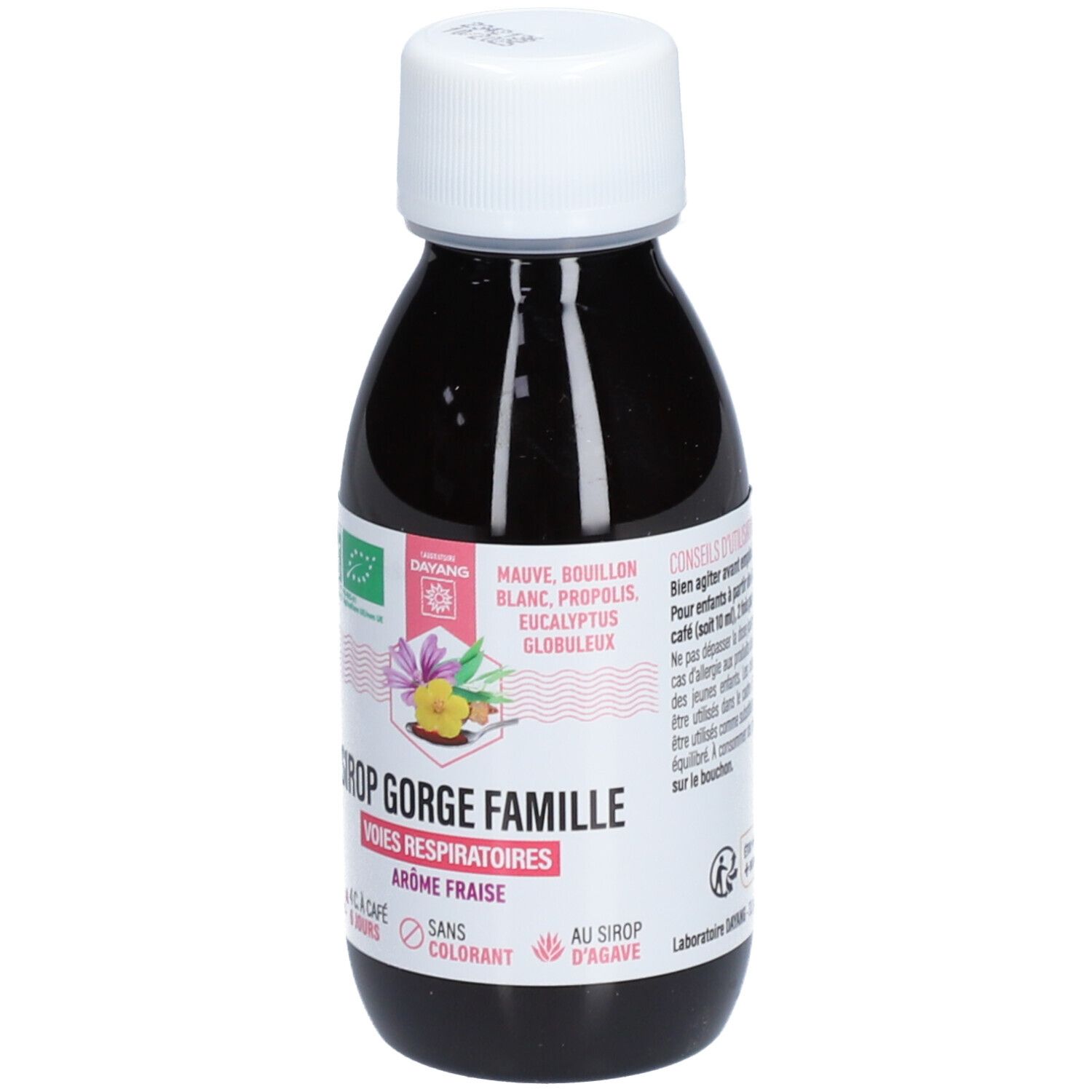 DAYANG Sirop gorge famille BIO