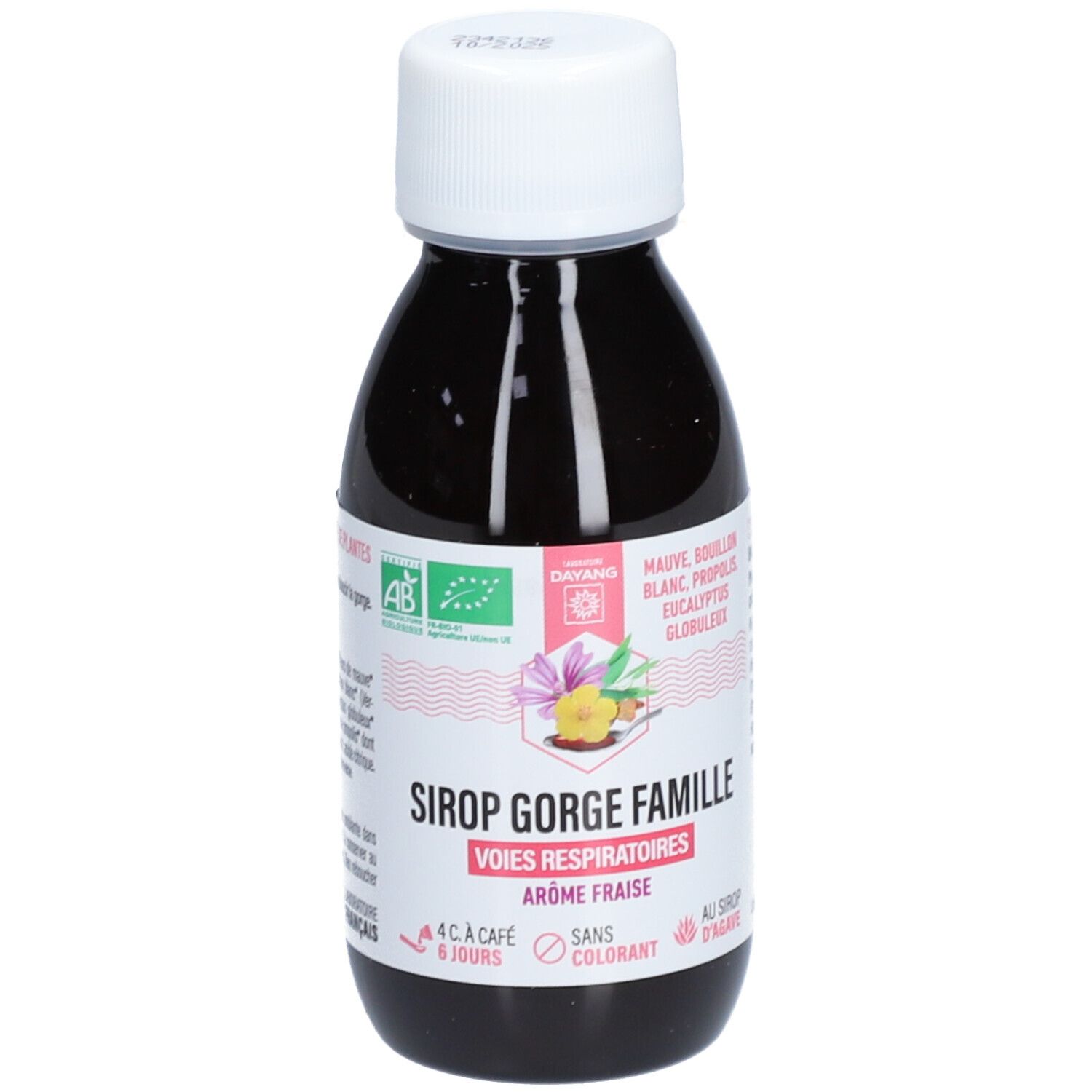 DAYANG Sirop gorge famille BIO