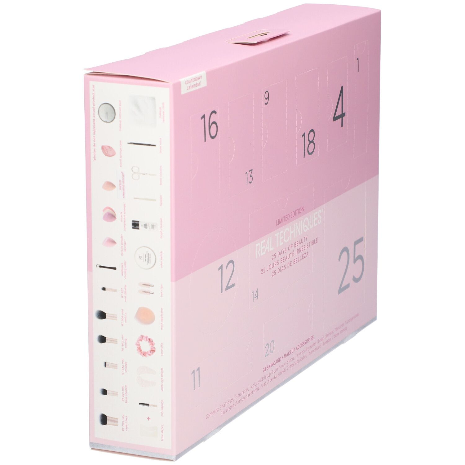 REAL TECHNIQUES - Calendrier de l'avent 25 Jours de beauté