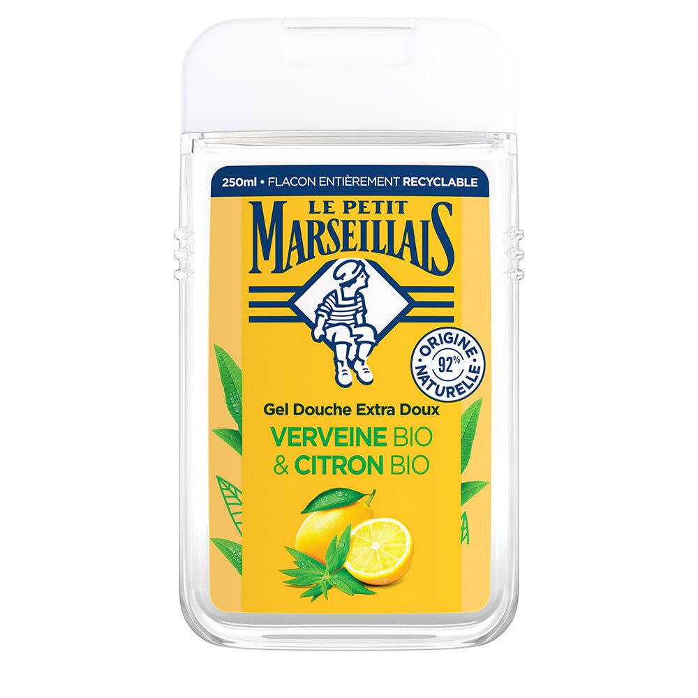 LE PETIT MARSEILLAIS Gel Douche Extra Doux Verveine & Citron Bio