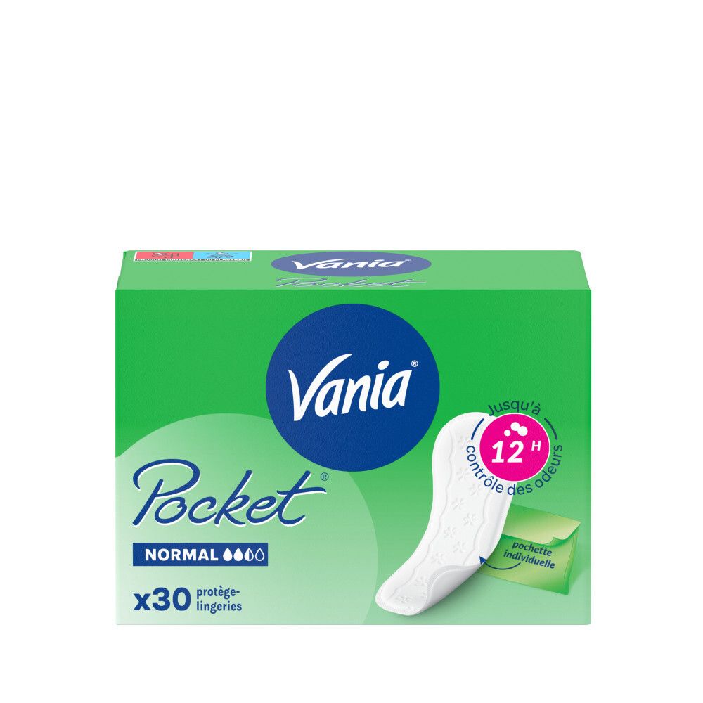 Vania Pocket Normal, protège-lingeries, lot de 30.