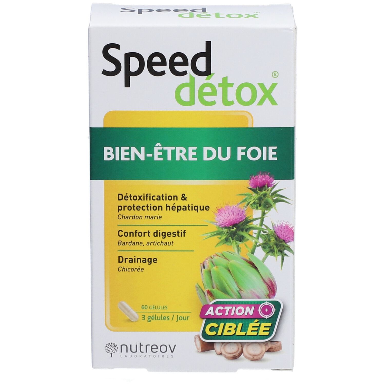 SPEED DETOX Bien-être du foie - 60 gélules
