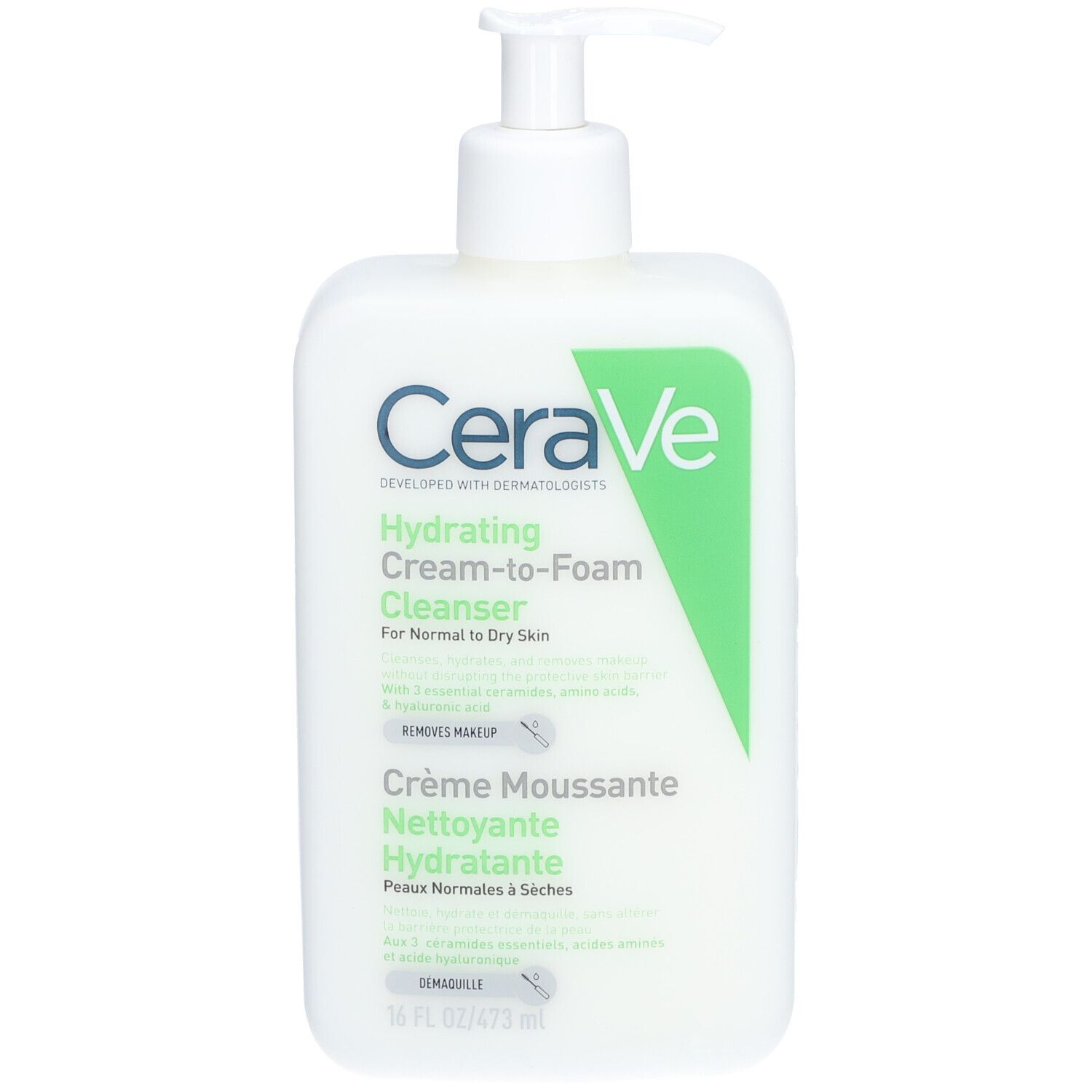 Cerave Crème Moussante Nettoyante Hydratante Visage