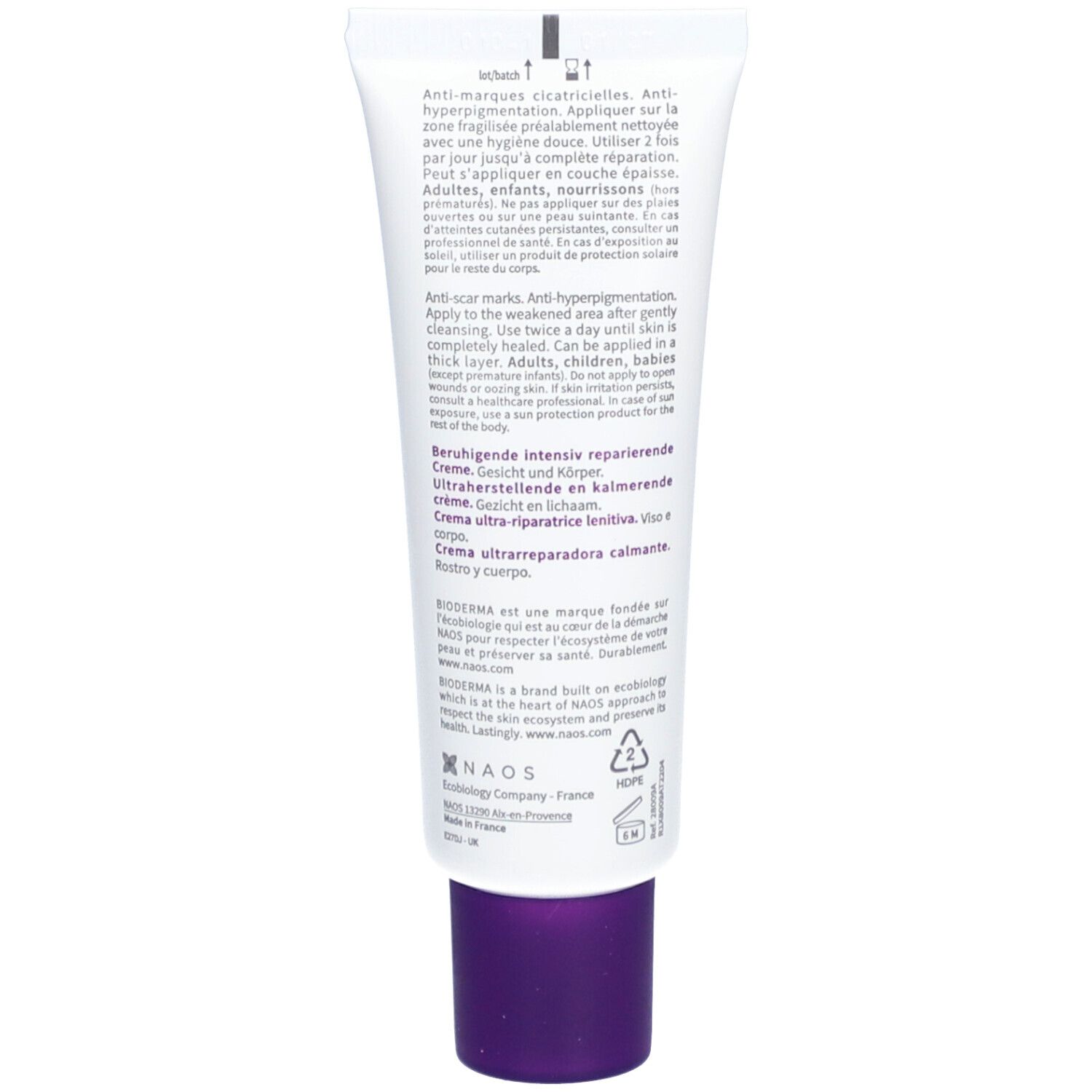 Bioderma Cicabio Crème+ SPF50+ Soin Ultra-Réparateur