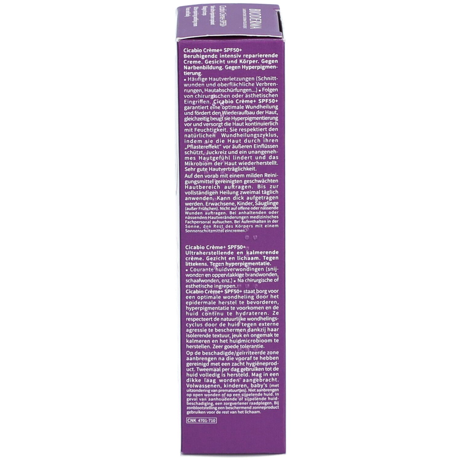 Bioderma Cicabio Crème+ SPF50+ Soin Ultra-Réparateur