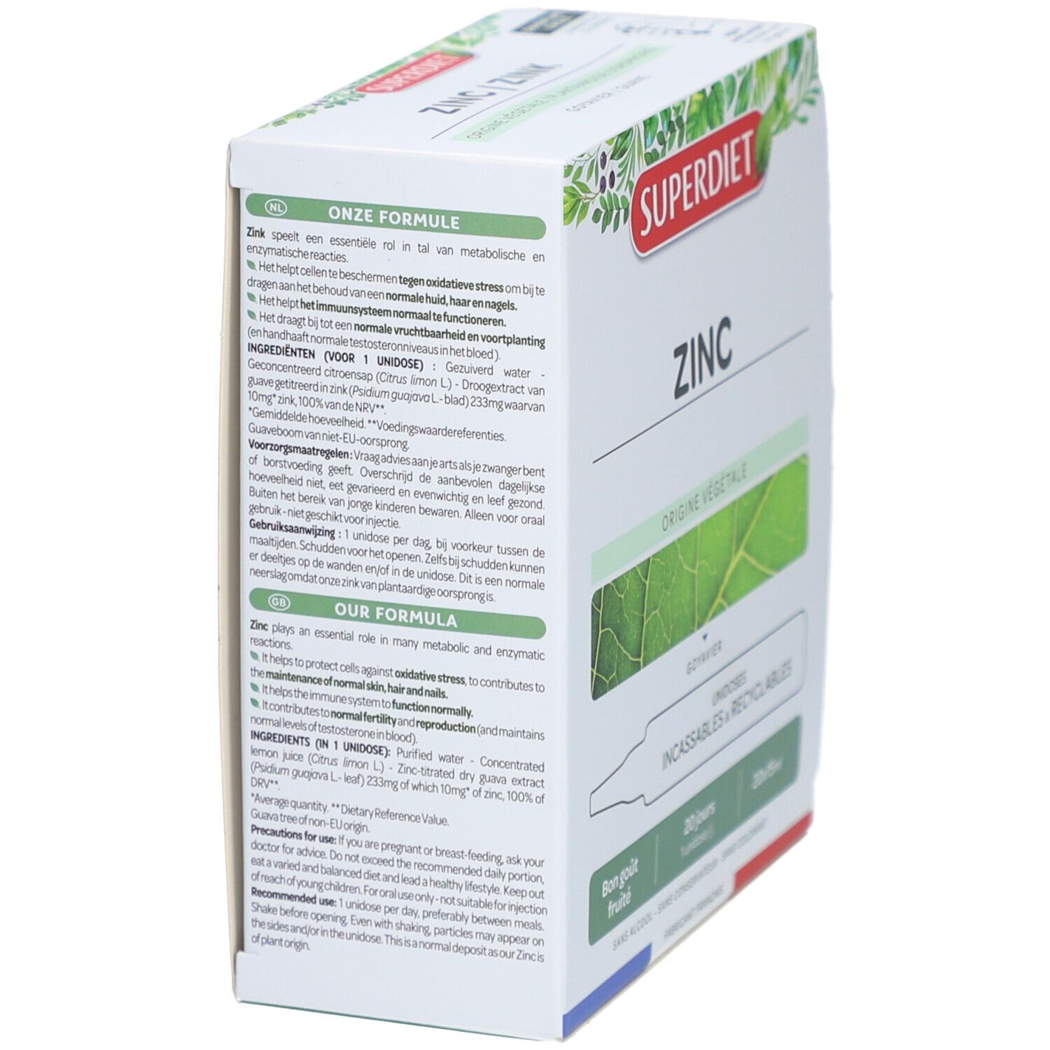 ZINC - 20 unidoses
