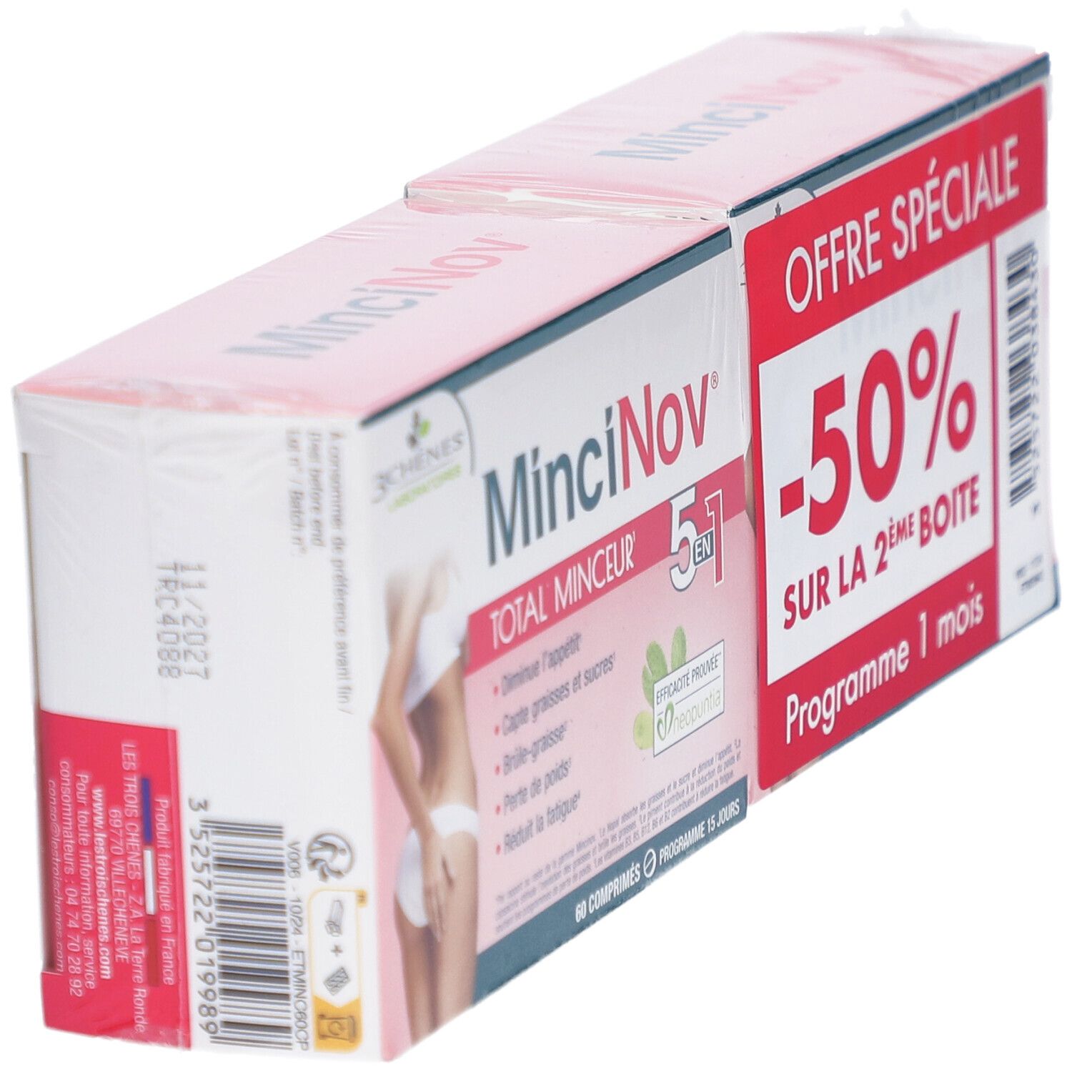 LABORATOIRES 2 CHENES Mincinov Total Minceur 5 en 1