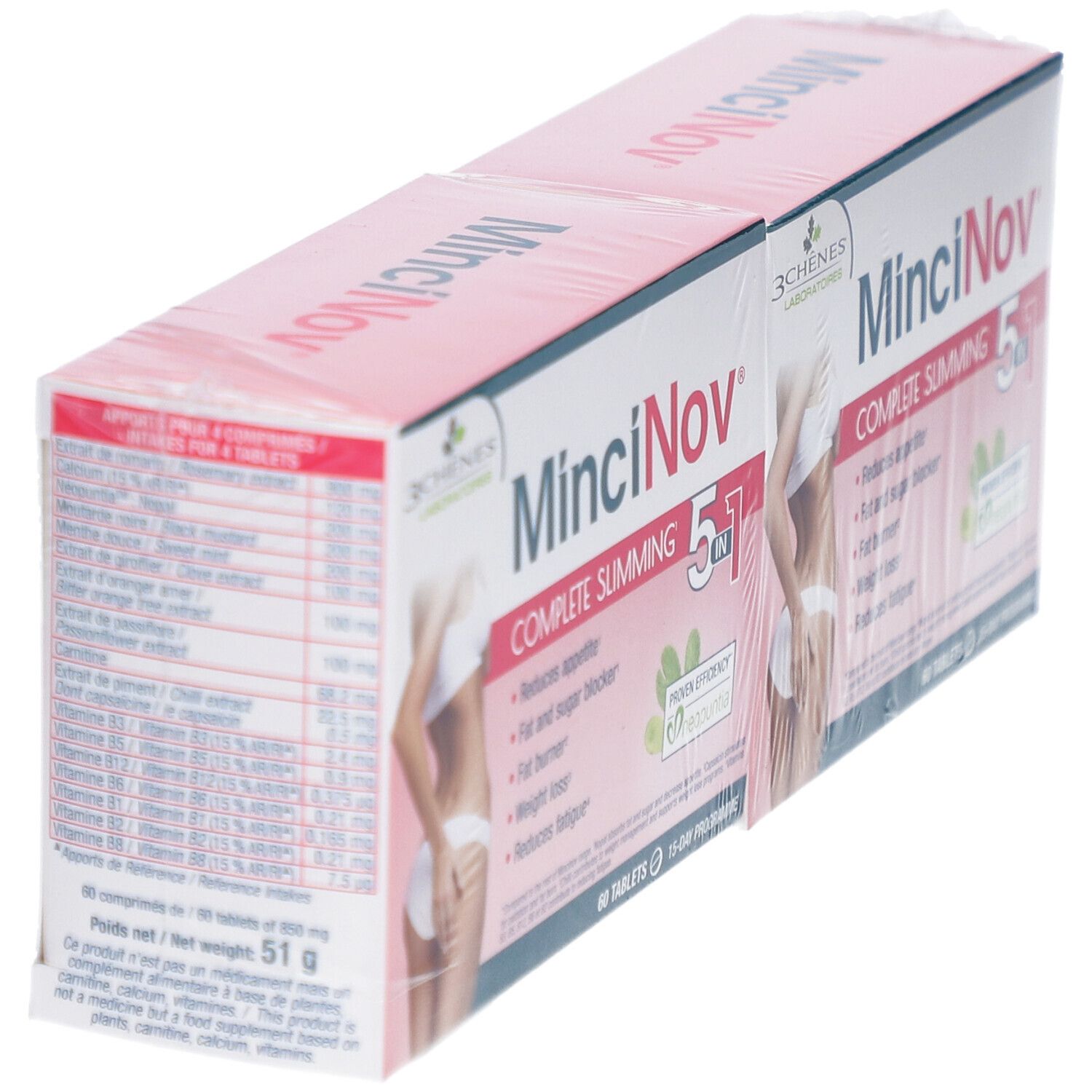 LABORATOIRES 2 CHENES Mincinov Total Minceur 5 en 1