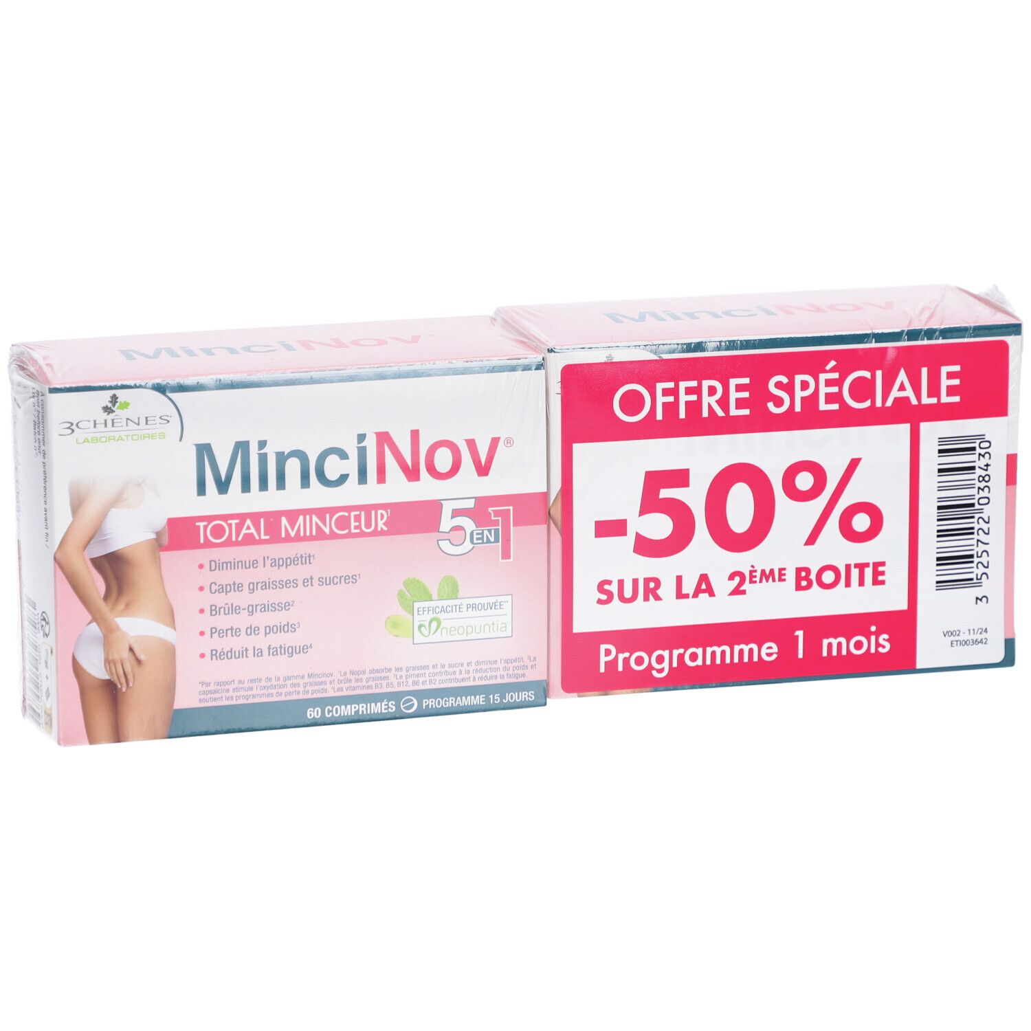 LABORATOIRES 2 CHENES Mincinov Total Minceur 5 en 1