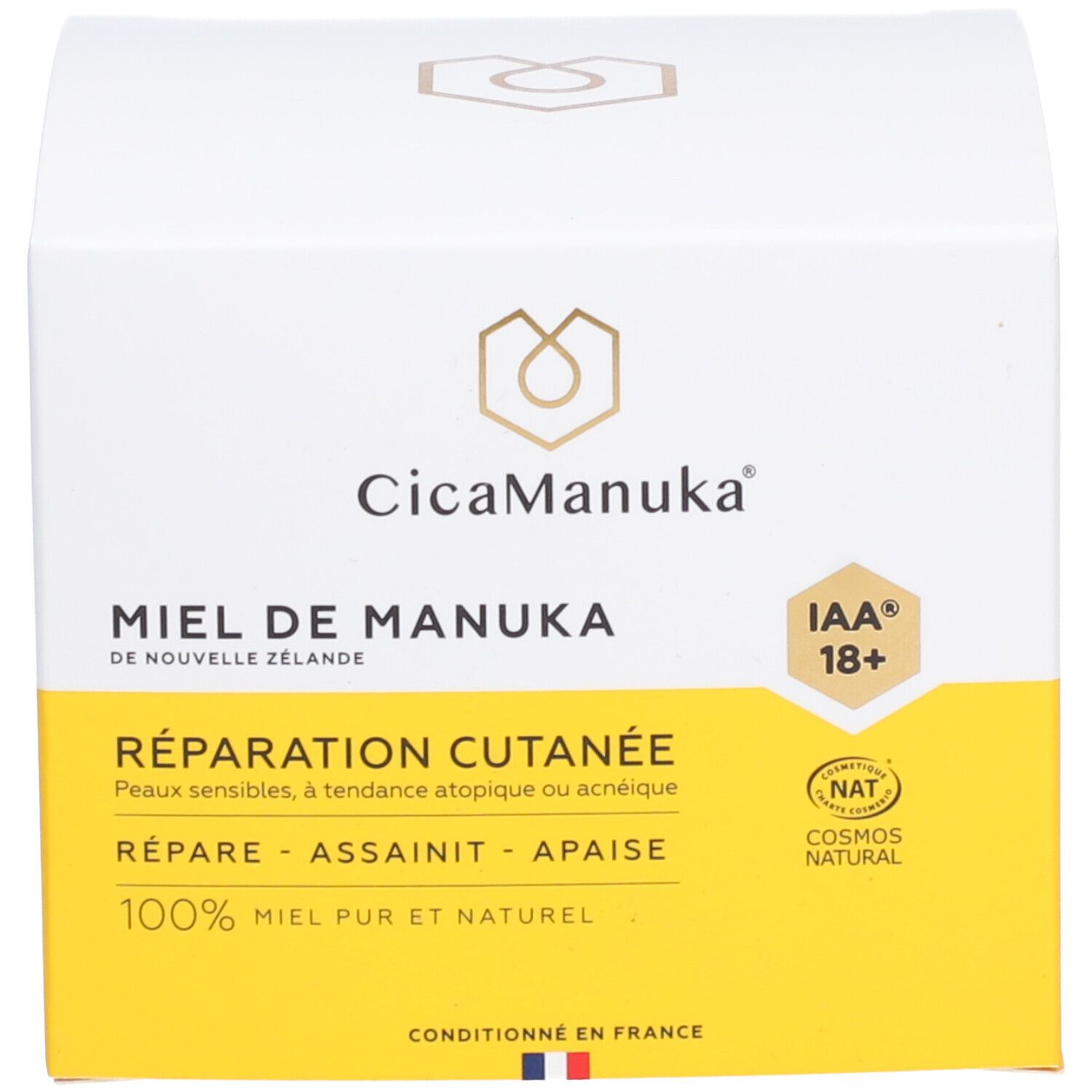 Cicamanuka  miel réparation cutanée 100% miel de manuka IAA18+