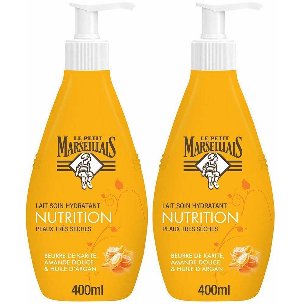 Le Petit Marseillais Lait Corps Nutrition Karité, Amande Douce & Argan