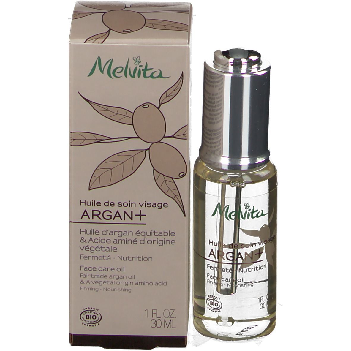 Melvita Huiles Végétales Huile Sèche Visage à l'Argan