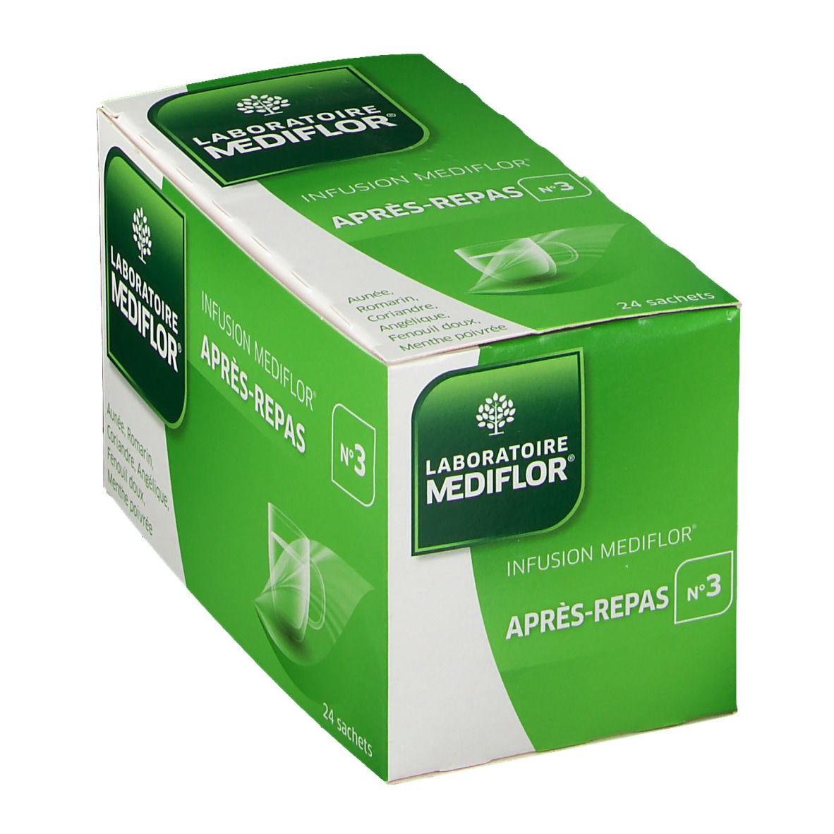 Laboratoire Mediflor® 3 tisane après repas