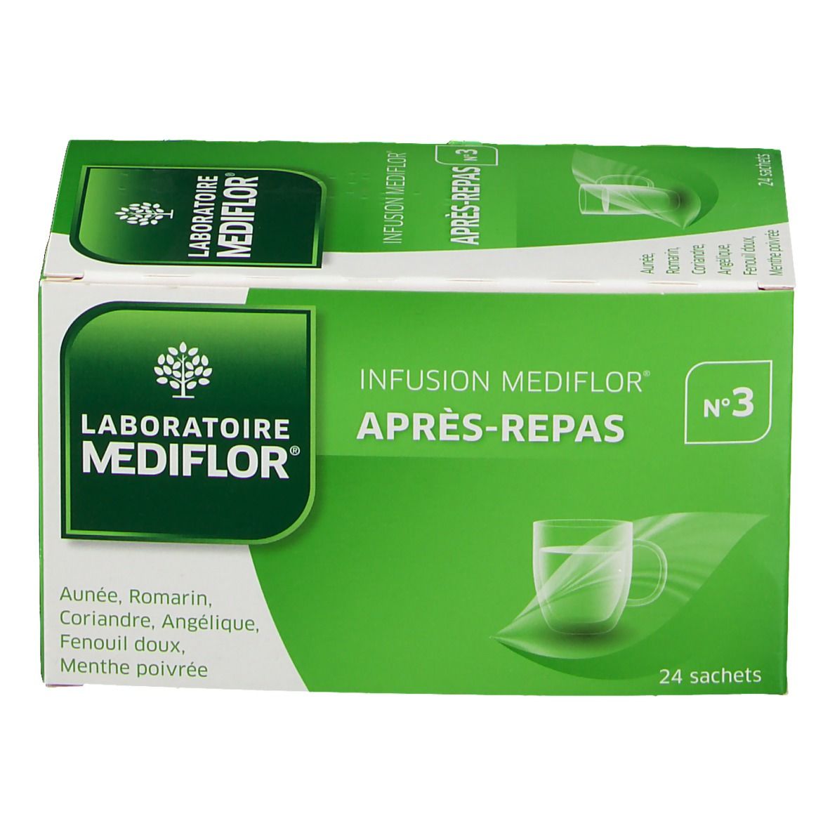 Laboratoire Mediflor® 3 tisane après repas