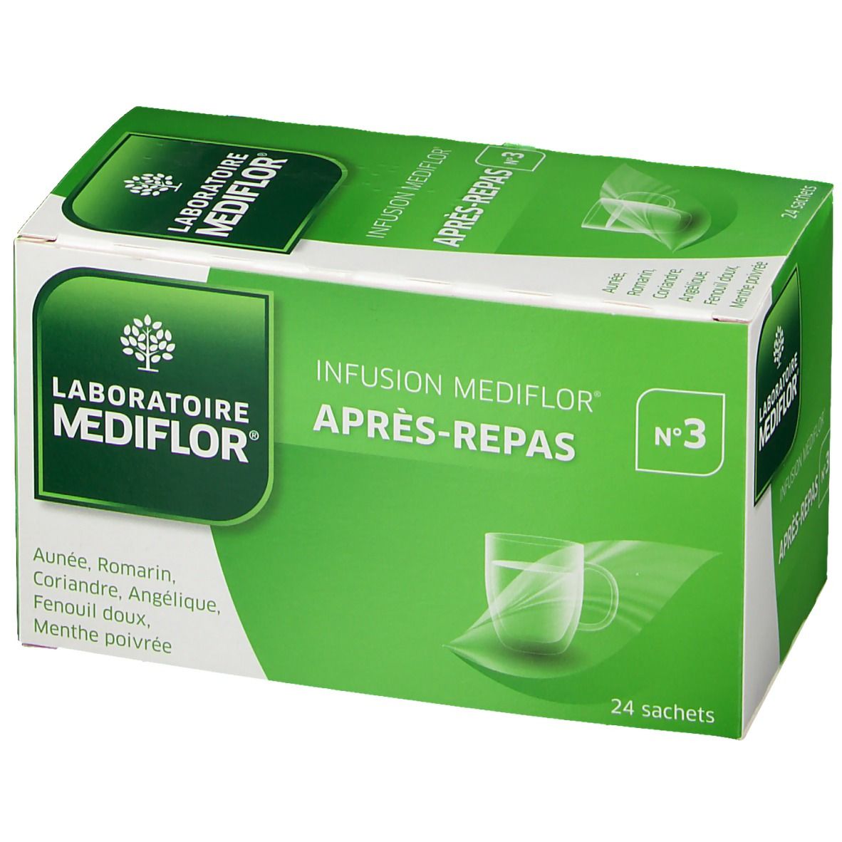 Laboratoire Mediflor® 3 tisane après repas
