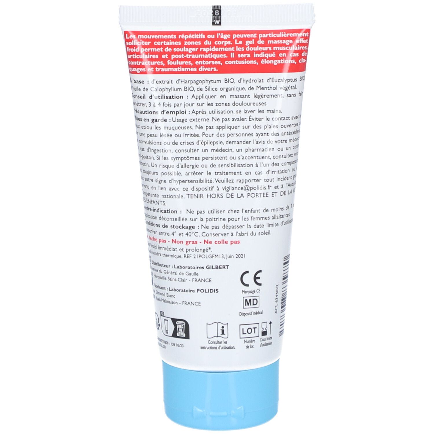 Le comptoir Aroma GEL FROID ANTIDOULEUR