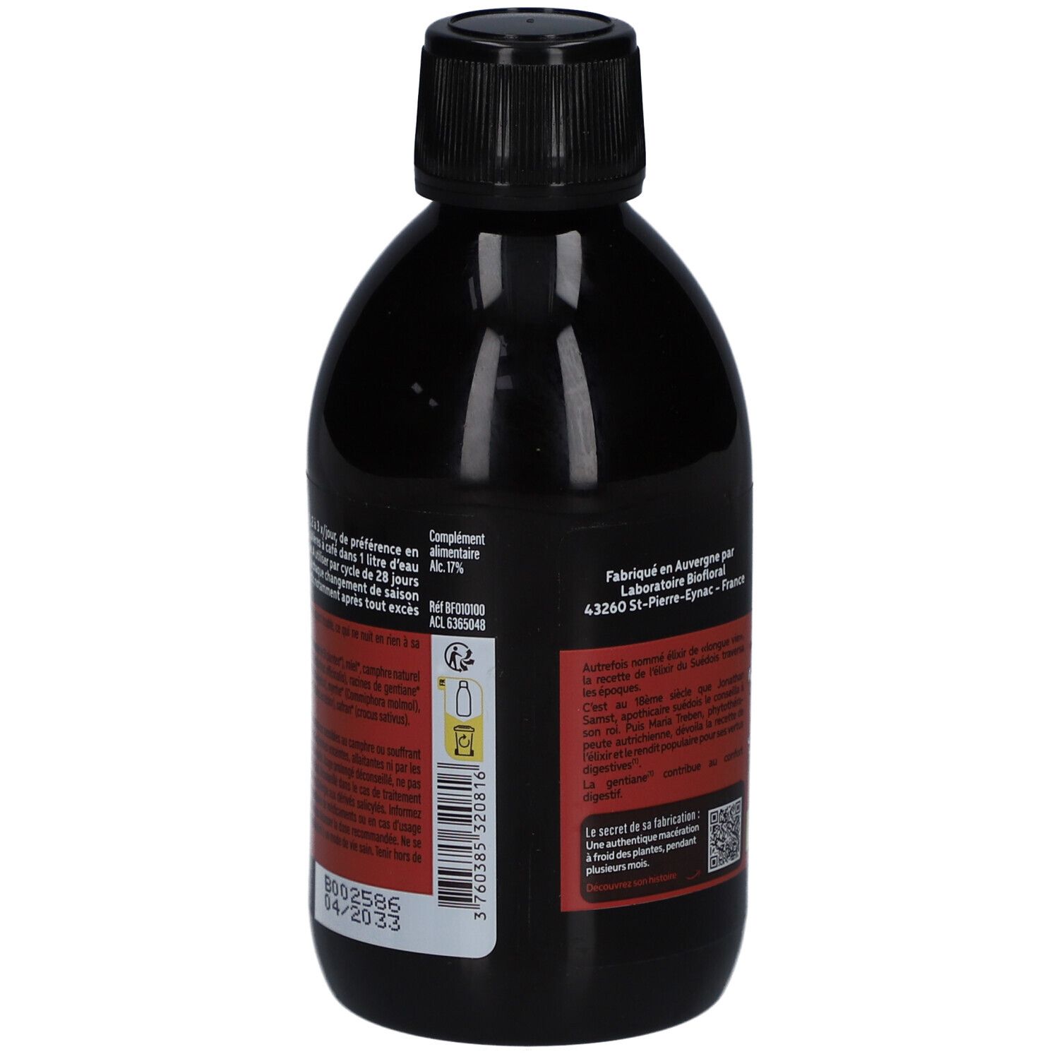 BIOFLORAL Elixir du Suédois 17° - Bio