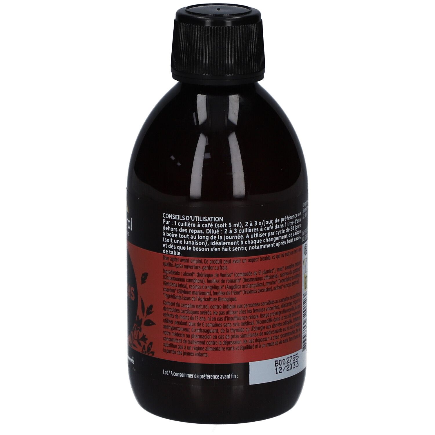 BIOFLORAL Elixir du Suédois 40° - Bio