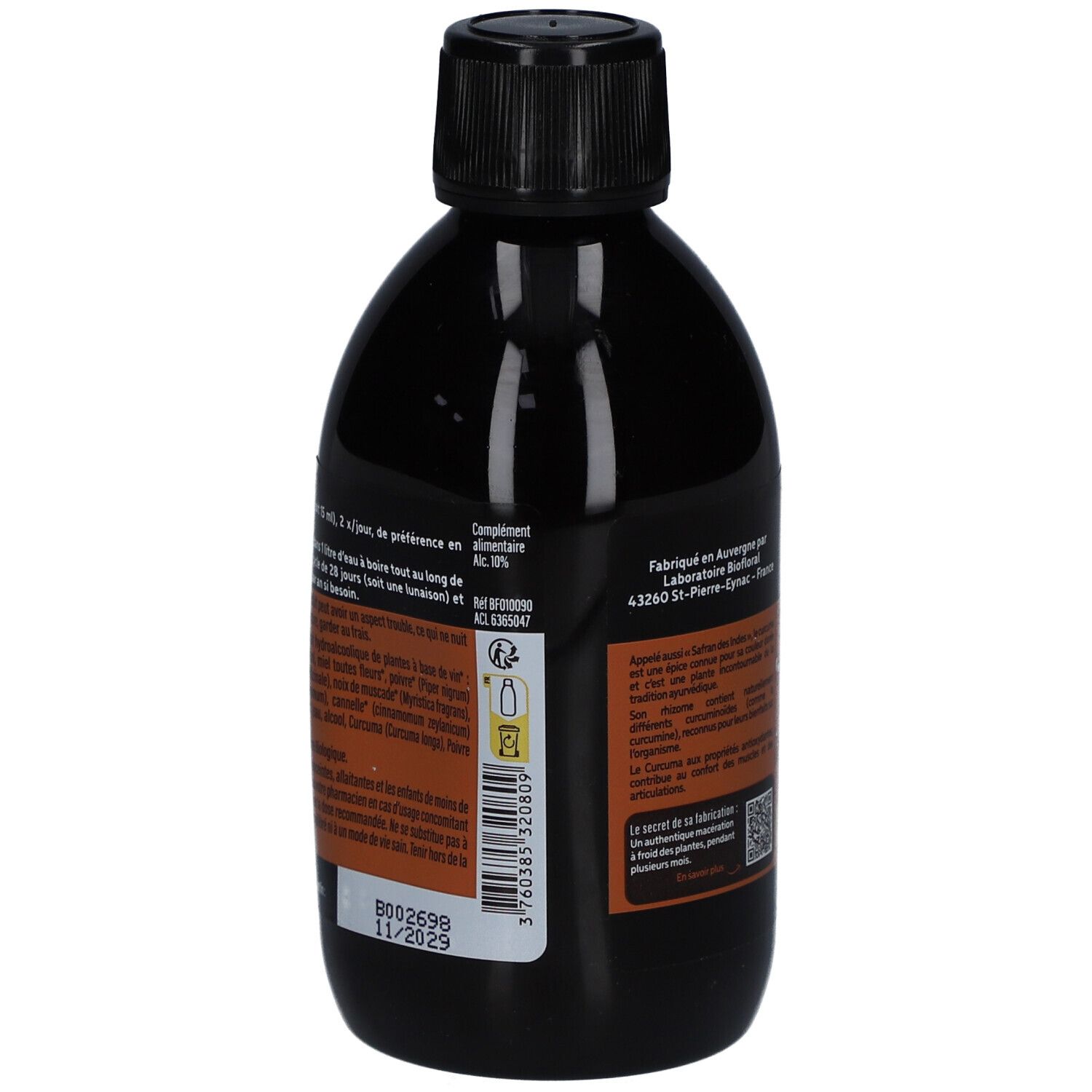 BIOFLORAL Elixir de Curcuma - Bio