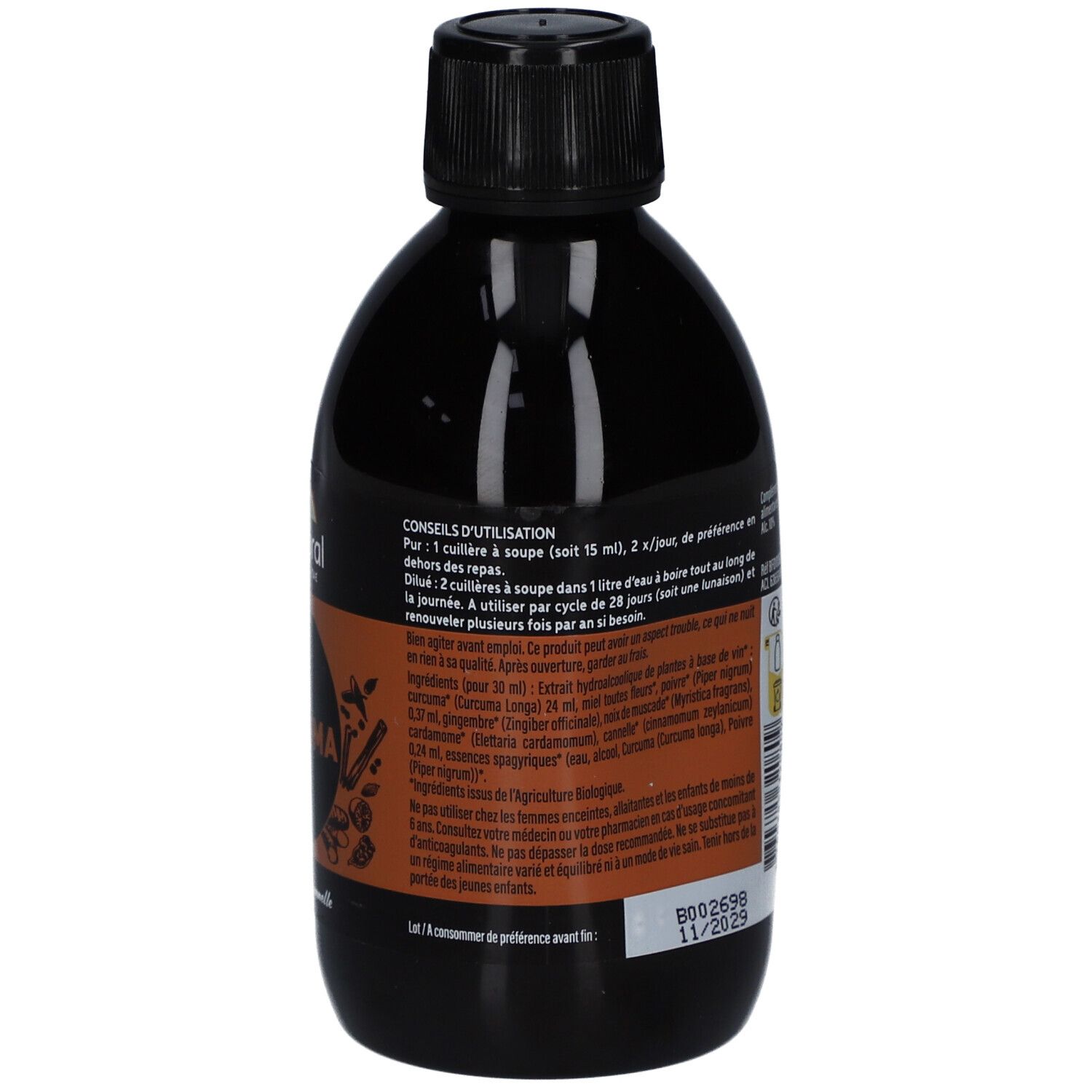 BIOFLORAL Elixir de Curcuma - Bio