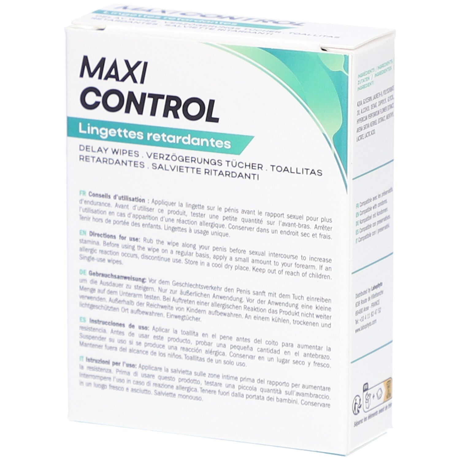 LABOPHYTO Maxi Control Lingettes Retardantes