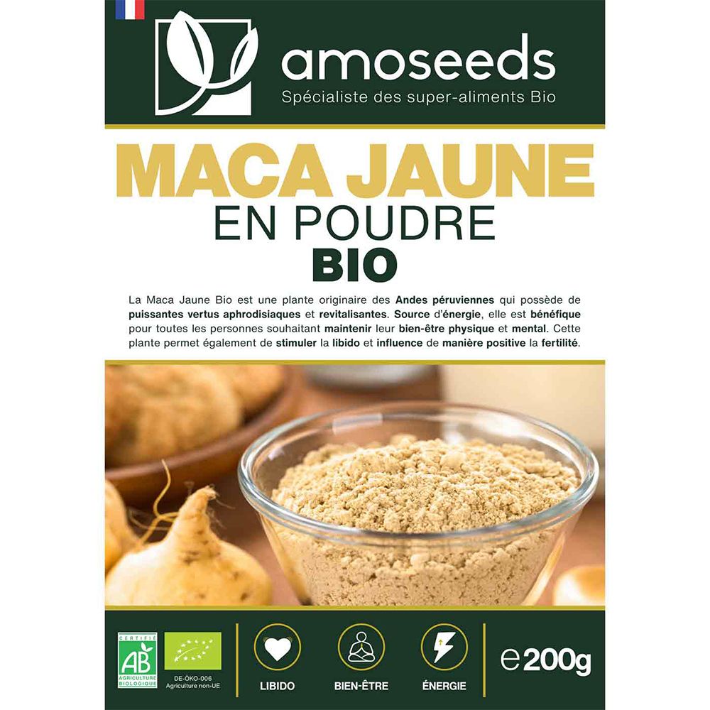 Amoseeds Maca Jaune Bio
