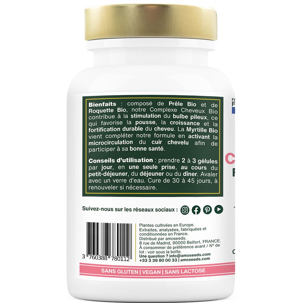 amoseeds COMPLEXE CHEVEUX BIO, FORCE & CROISSANCE