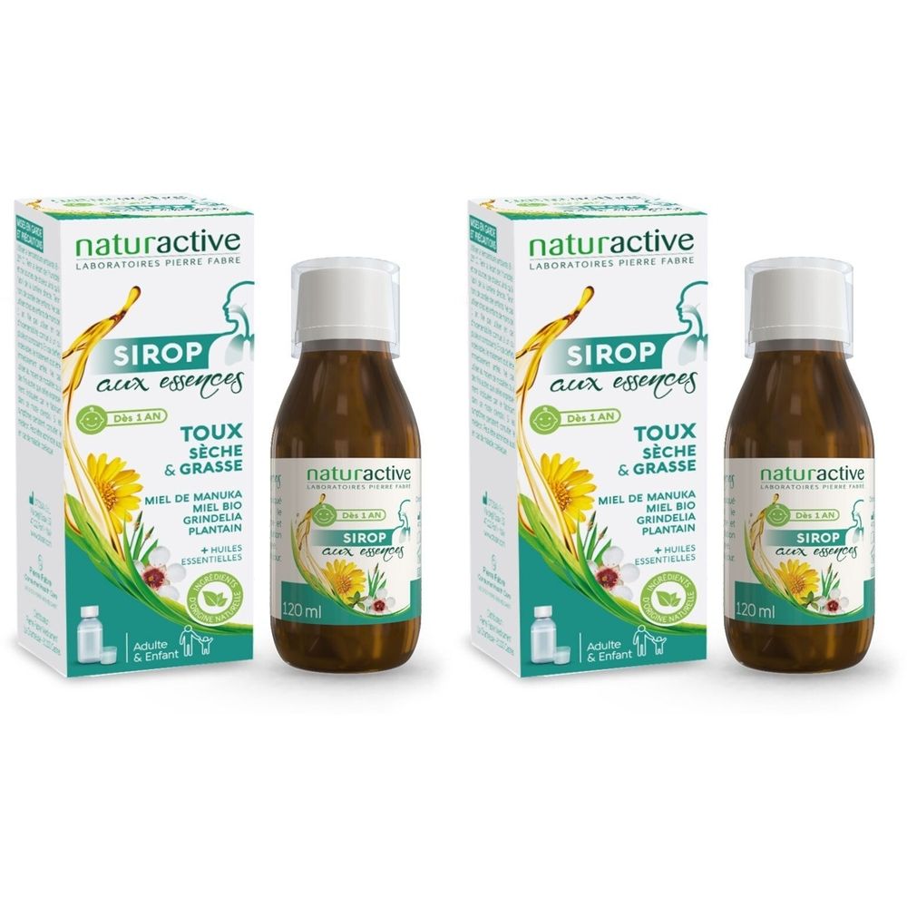 Naturactive 120ml  Sirop ESSENCES x2