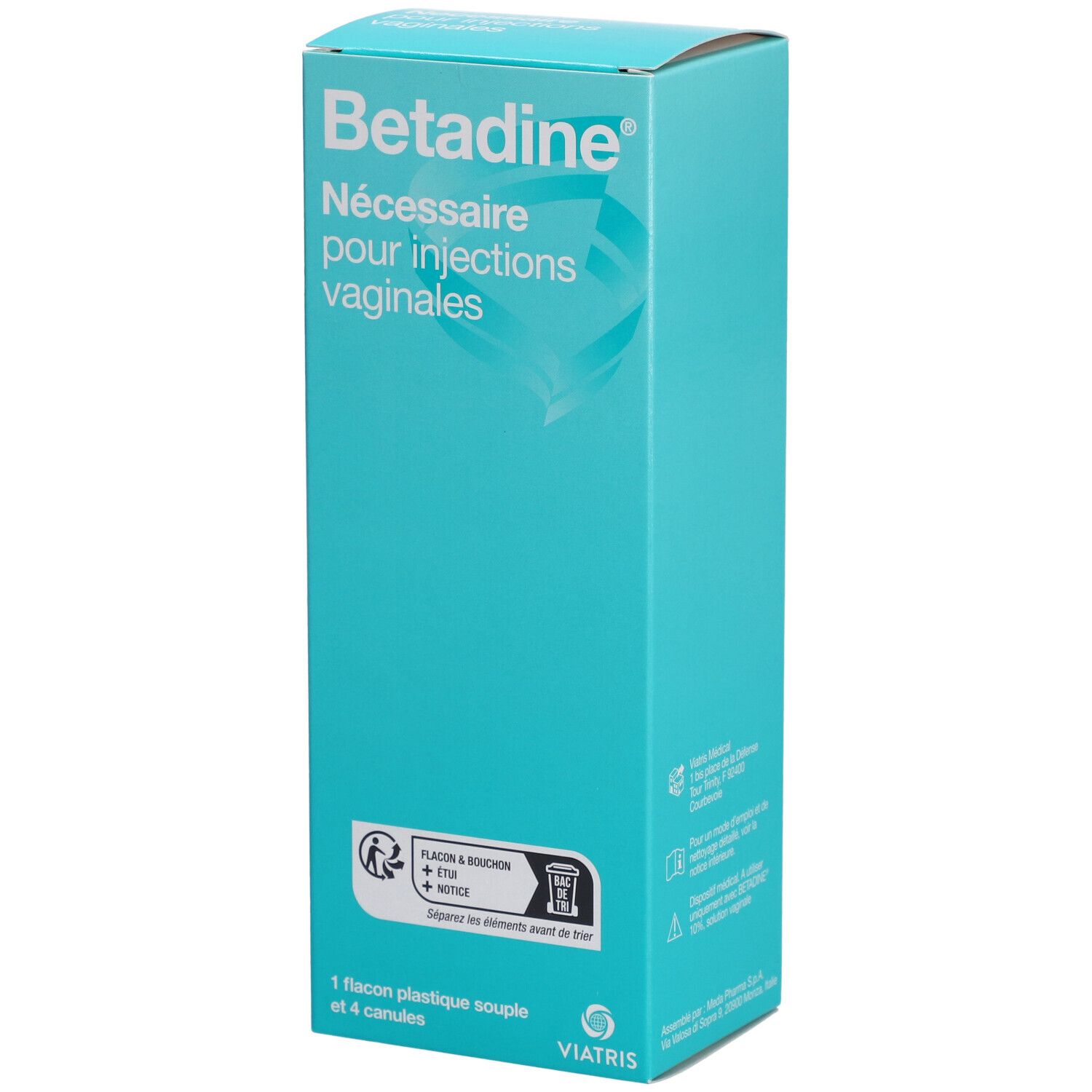Betadine - Nécessaire pour Injections Vaginales avec Canule
