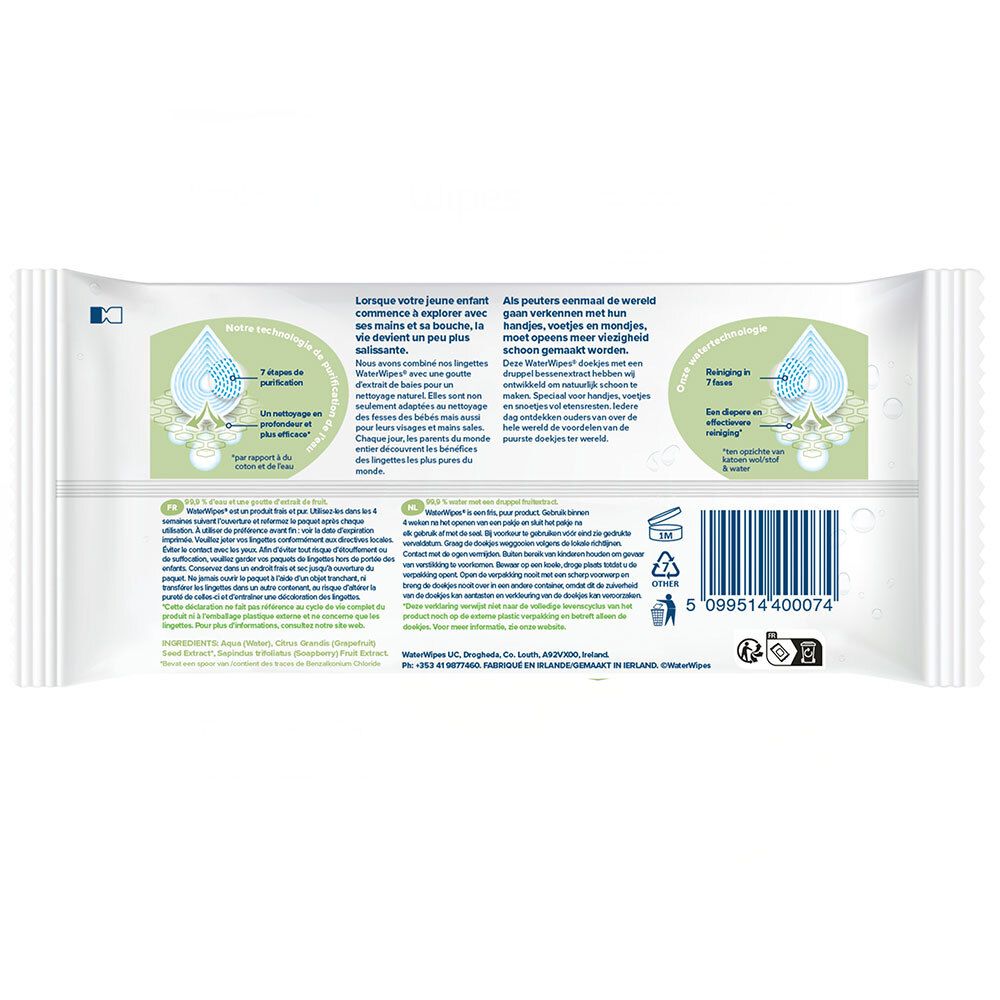 WaterWipes - Lingettes pour enfants