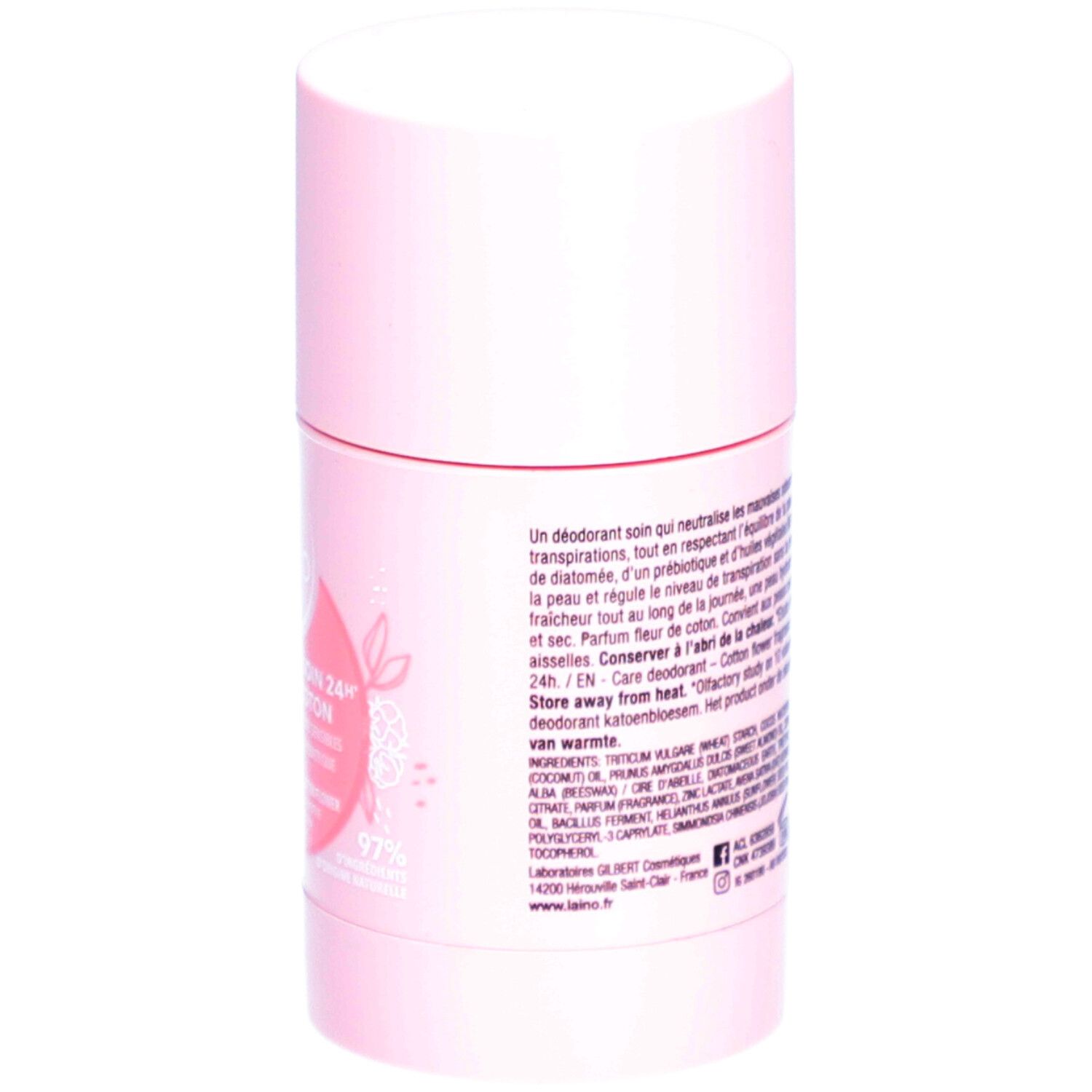 Laino Déodorant Solide Fleur De Coton