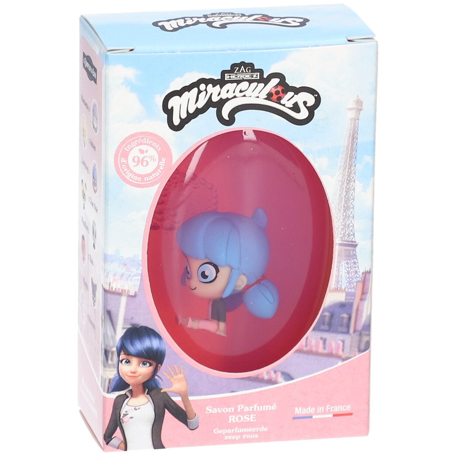 Le Comptoir du Bain Miraculous Savon Solide Rose Figurine Marinette