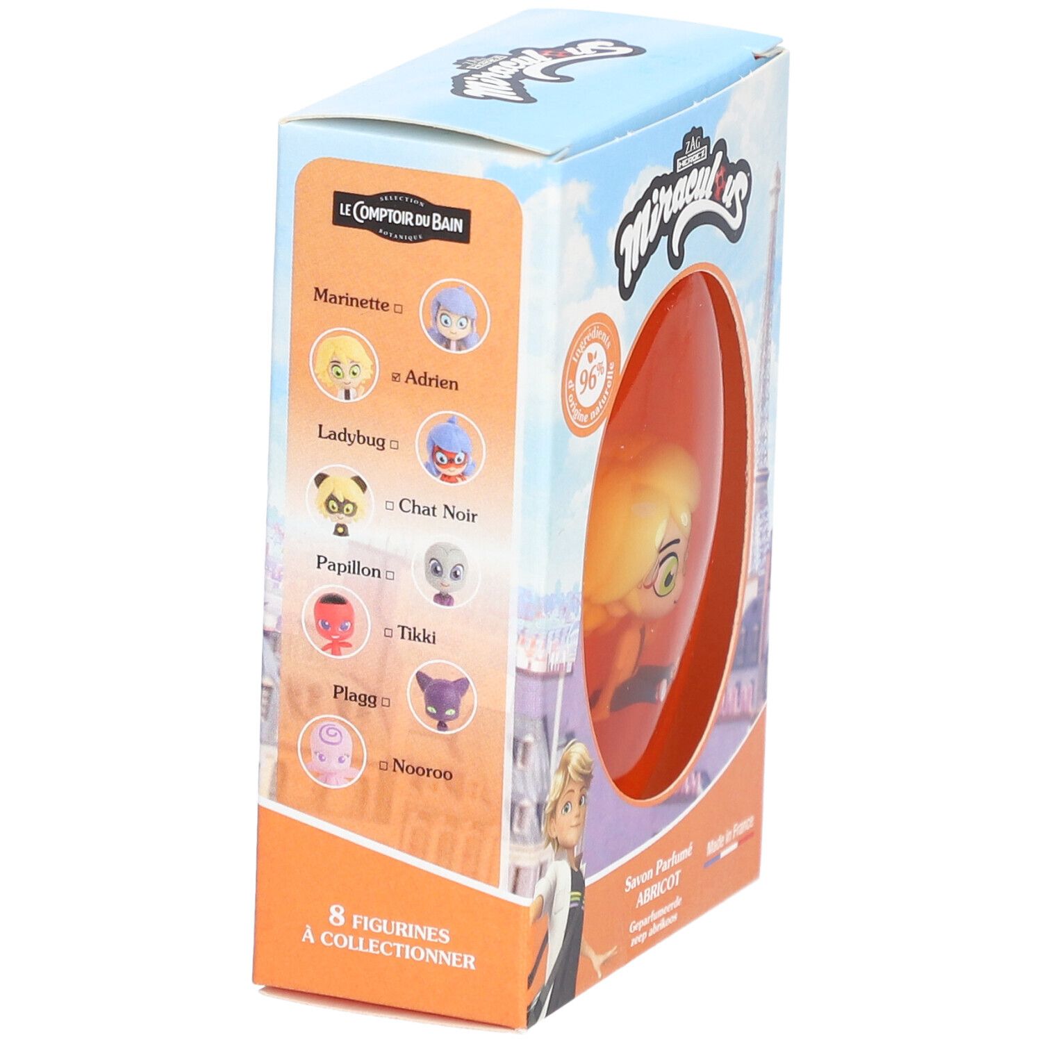 Comp bain savon miraculous abricot