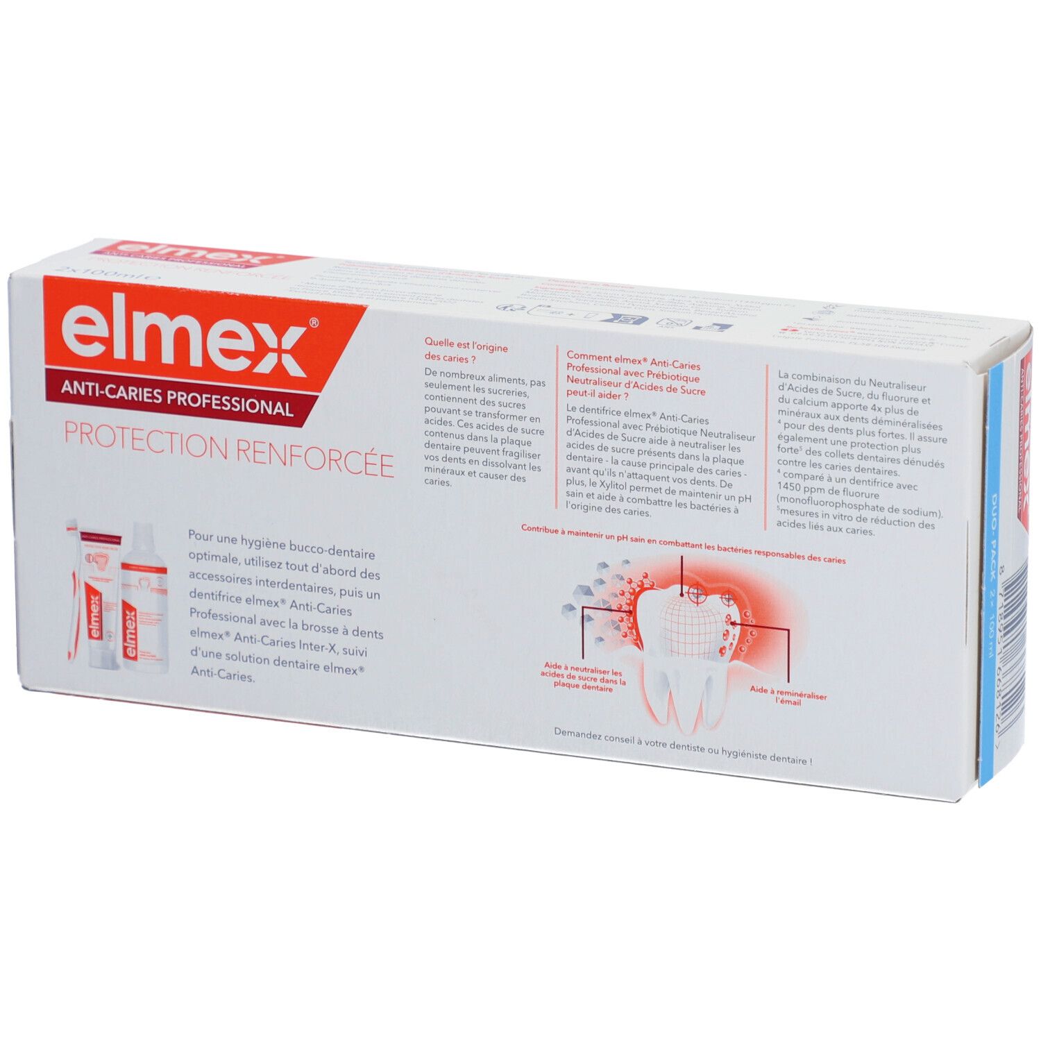 Elmex Dentifrice Anti-Caries Professional Protection Renforcée