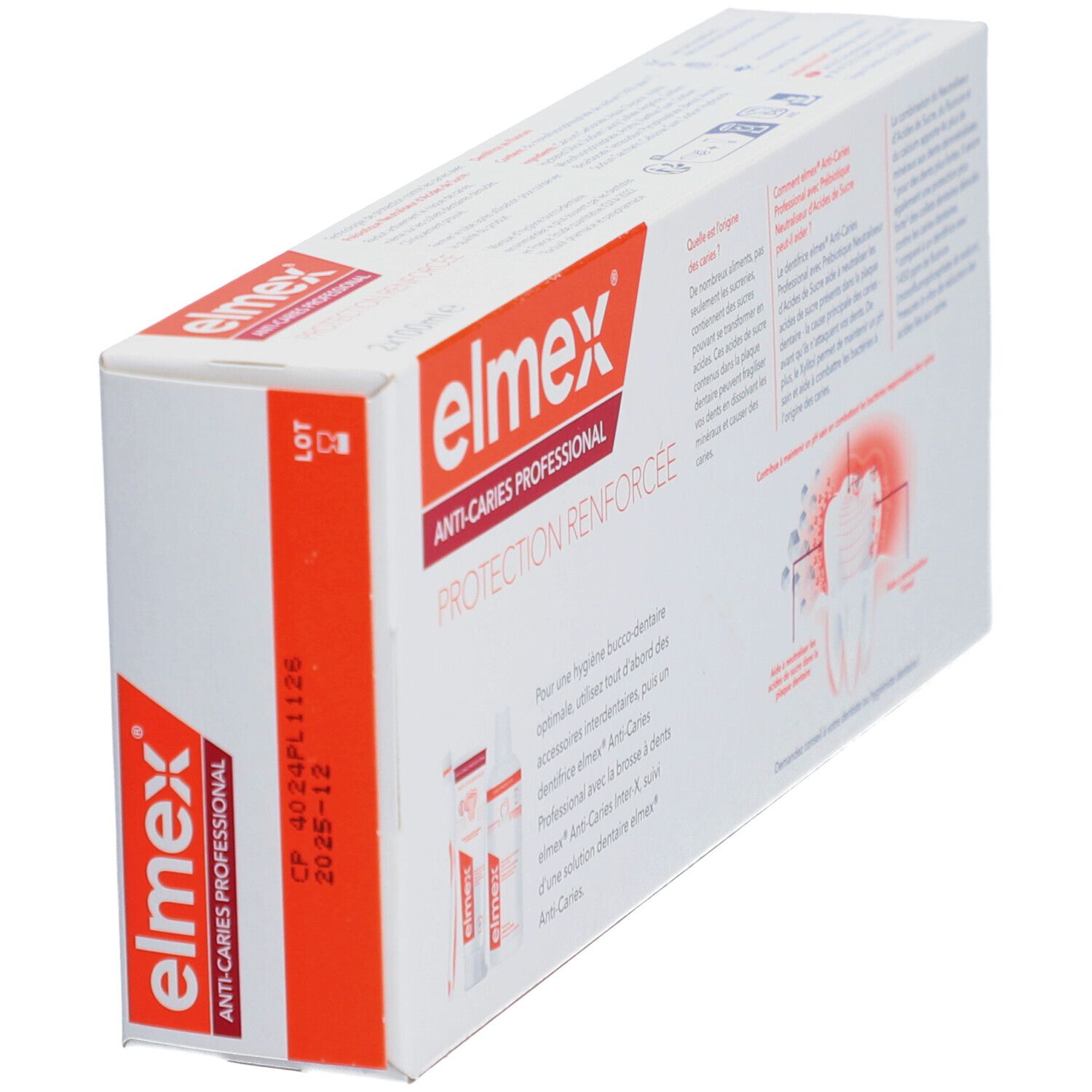 Elmex Dentifrice Anti-Caries Professional Protection Renforcée