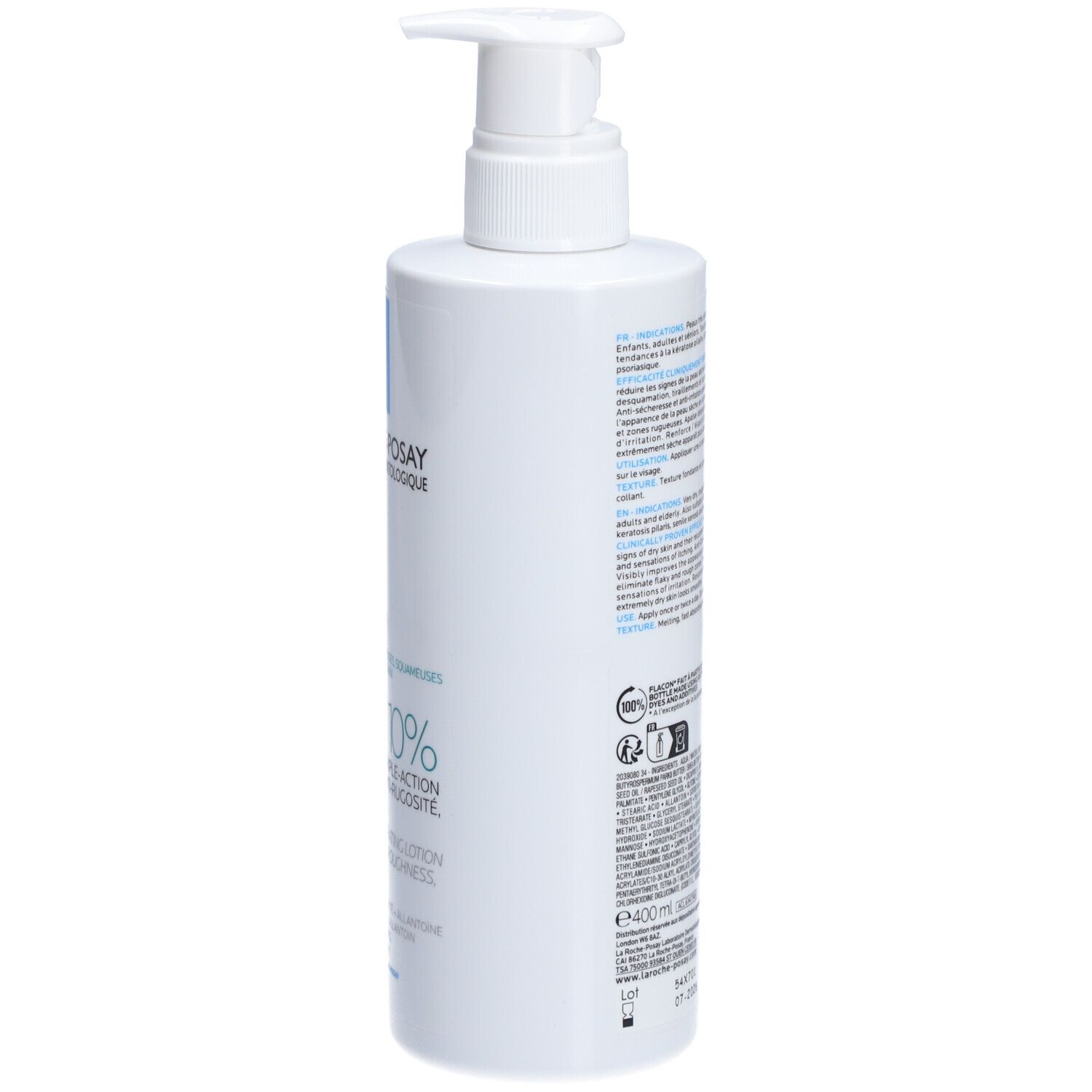 LA ROCHE-POSAY LIPIKAR UREA 10% - Lait Hydratant Corps Anti-Squames & Rugosités