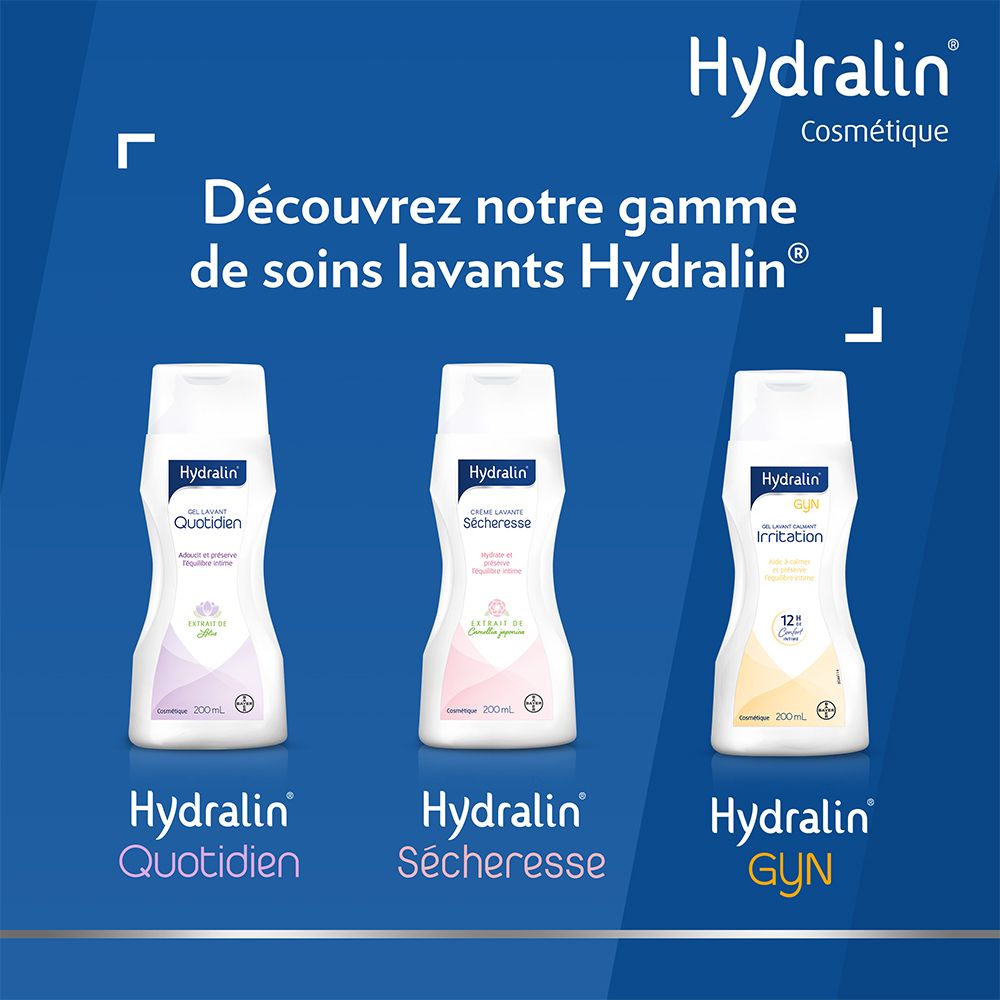Hydralin Balance Gel Vaginal Contre Vaginose Bactérienne Triple Action 7 tubes