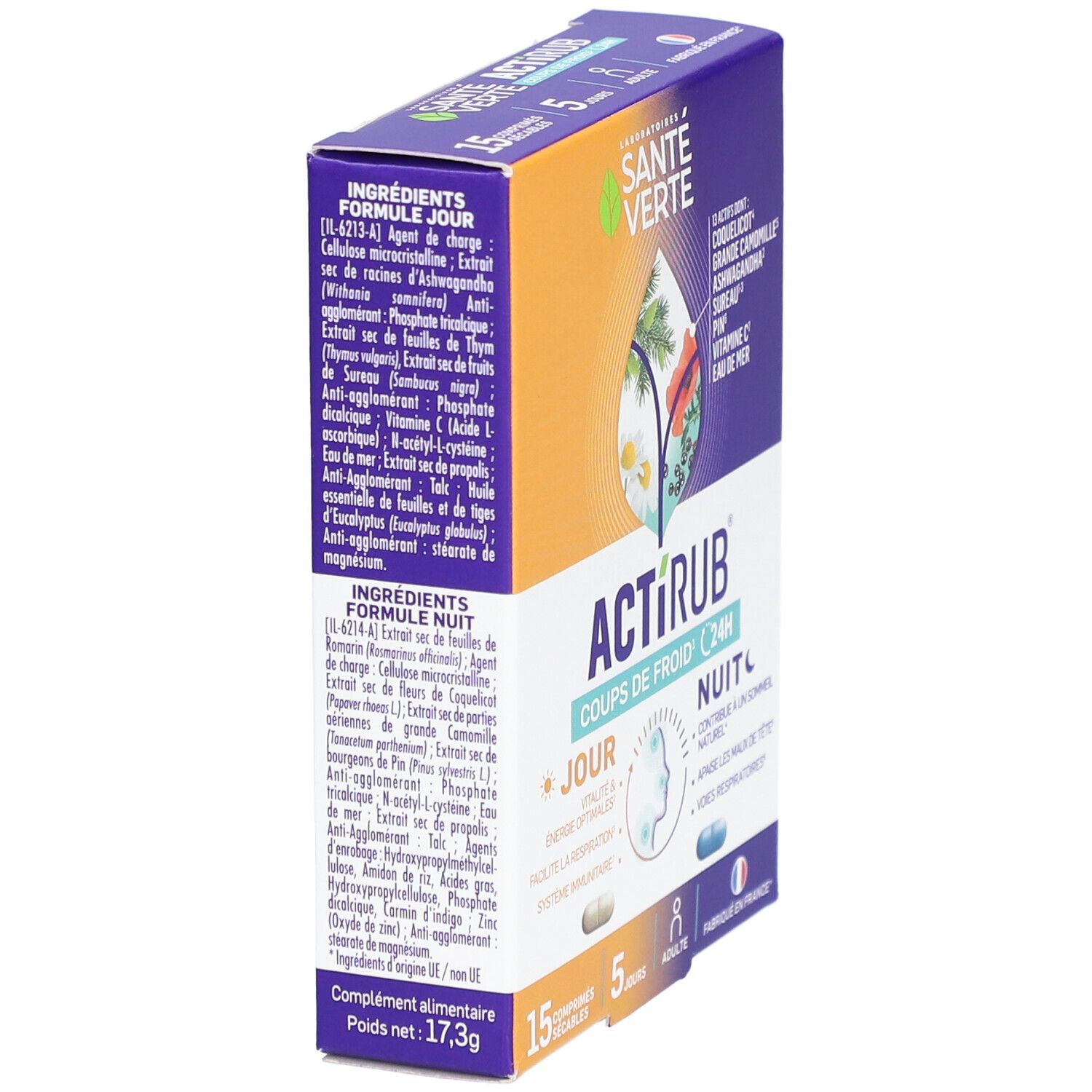 Actirub Santé Verte Jour Nuit