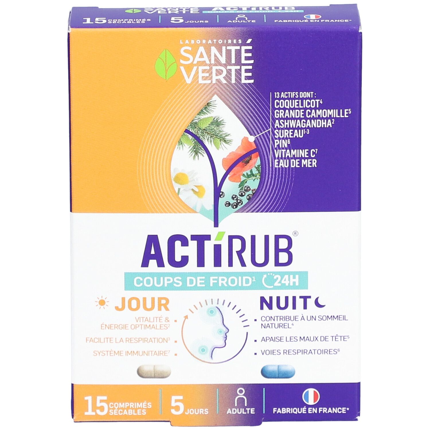 Actirub Santé Verte Jour Nuit
