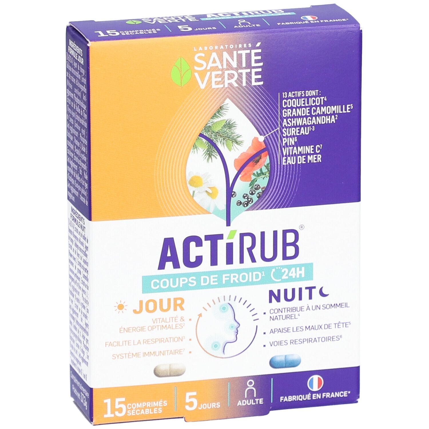 Actirub Santé Verte Jour Nuit