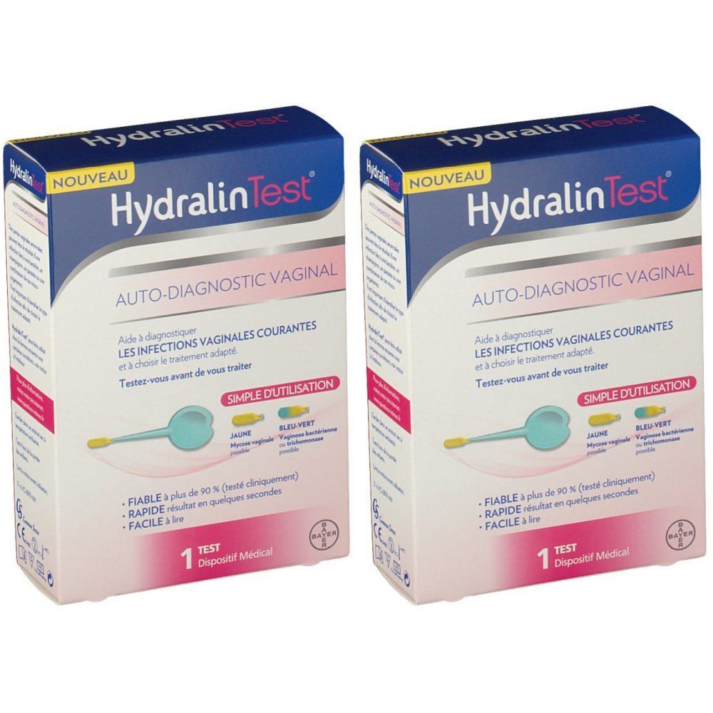 HydralinTest® Test d'auto-diagnostic vaginal 1 test 2x1 pc(s) - Redcare  Pharmacie