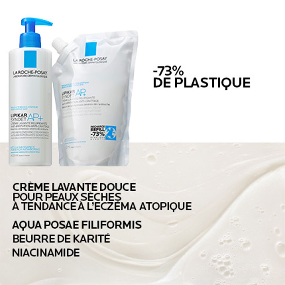 LA ROCHE POSAY LIPIKAR Syndet AP+ Crème Lavante Relipidante