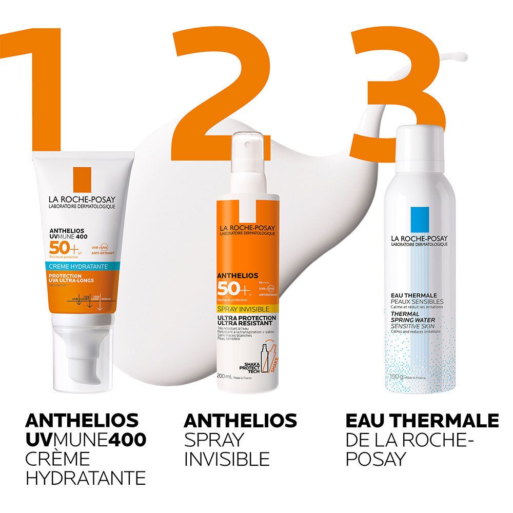 LA ROCHE POSAY ANTHELIOS UV MUNE Crème Solaire Visage Hydratante Sans Parfum SPF50+