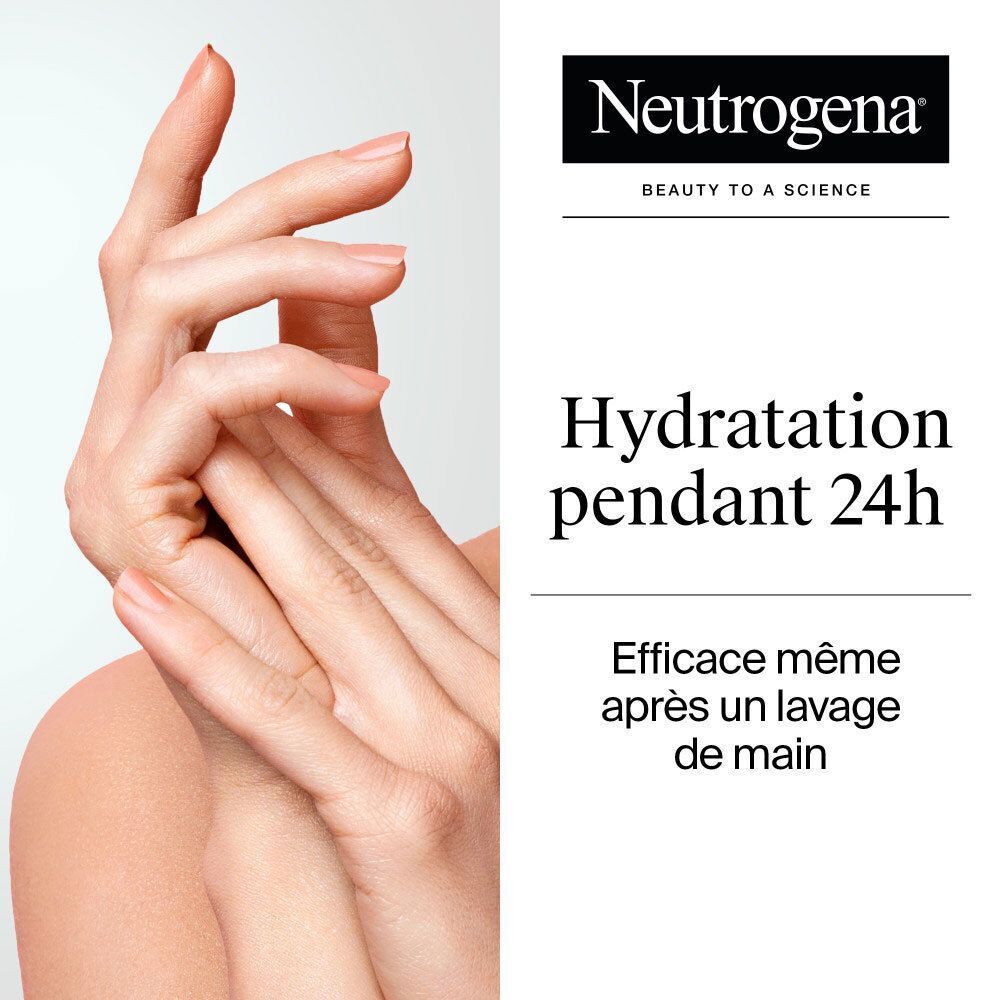 Mains hydratées pendant 24h.