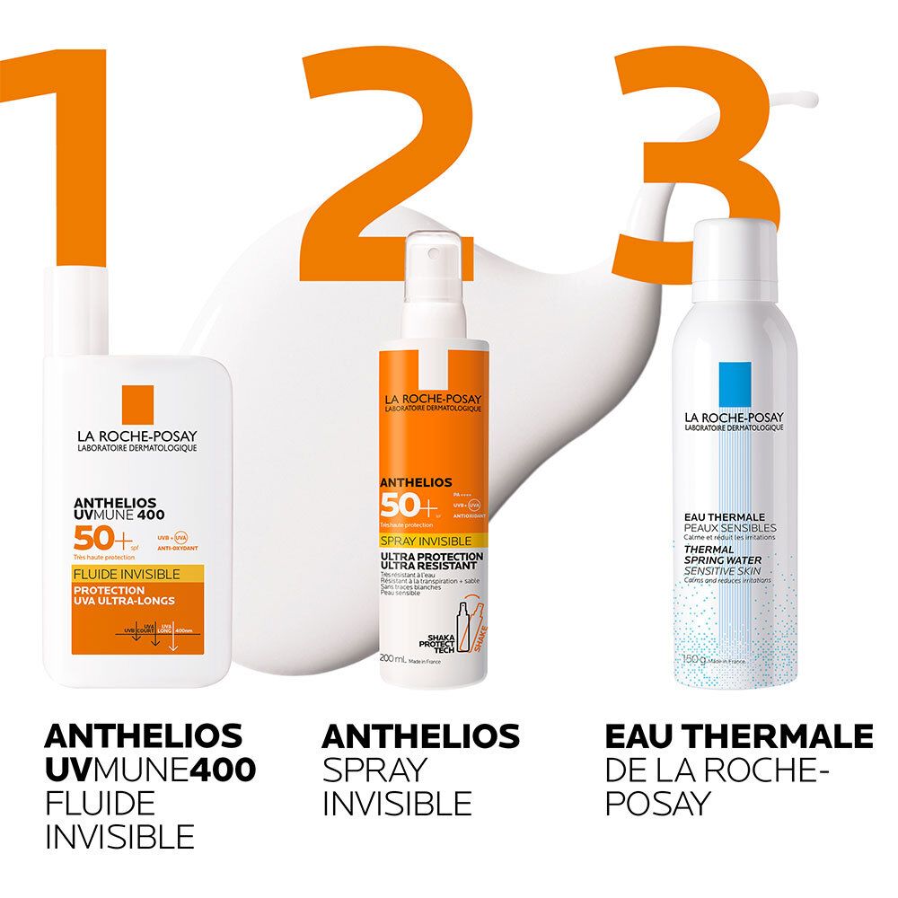 LA ROCHE POSAY ANTHELIOS UV MUNE Crème Solaire Pocket Fluide Avec Parfum SPF50+