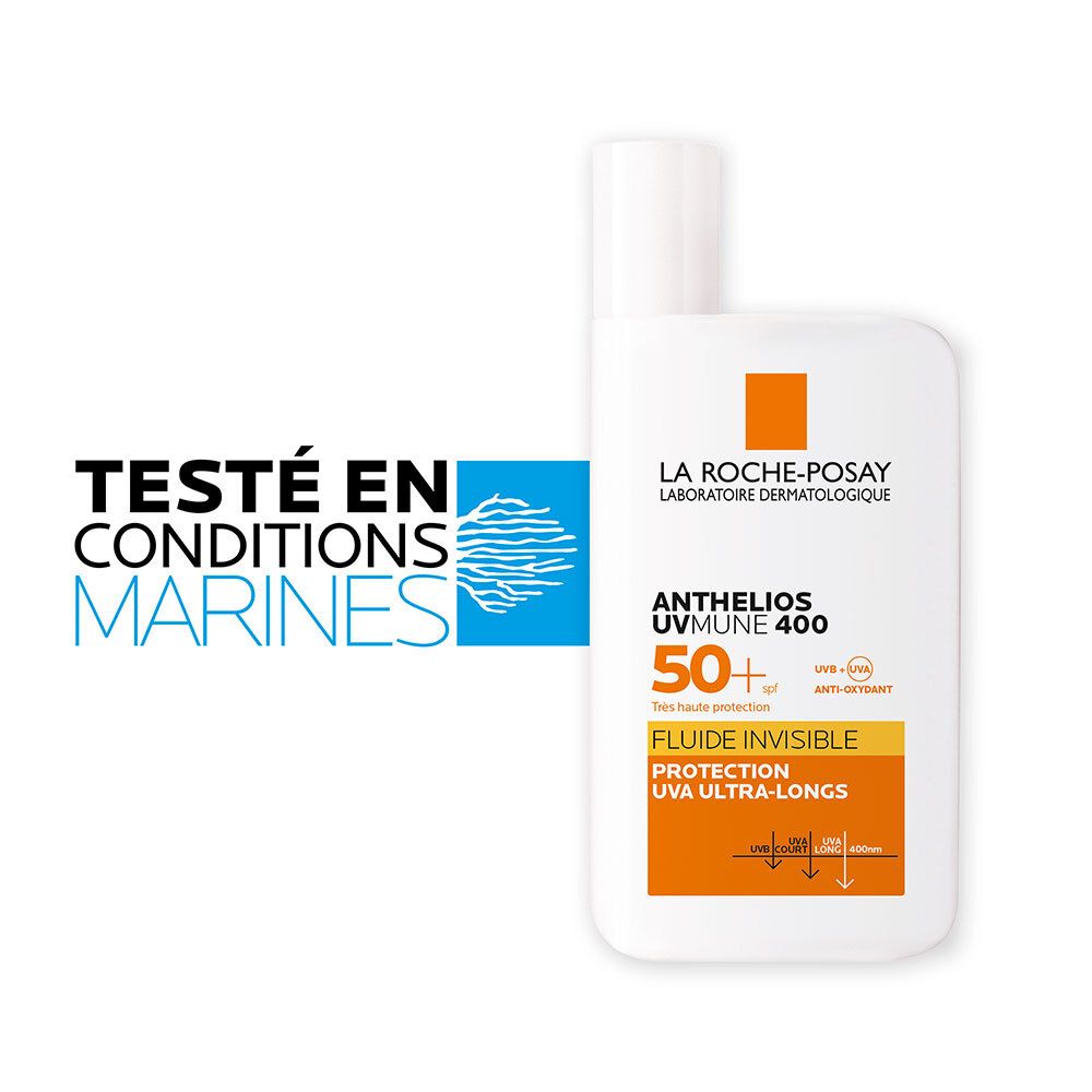 LA ROCHE POSAY ANTHELIOS UV MUNE Crème Solaire Pocket Fluide Avec Parfum SPF50+