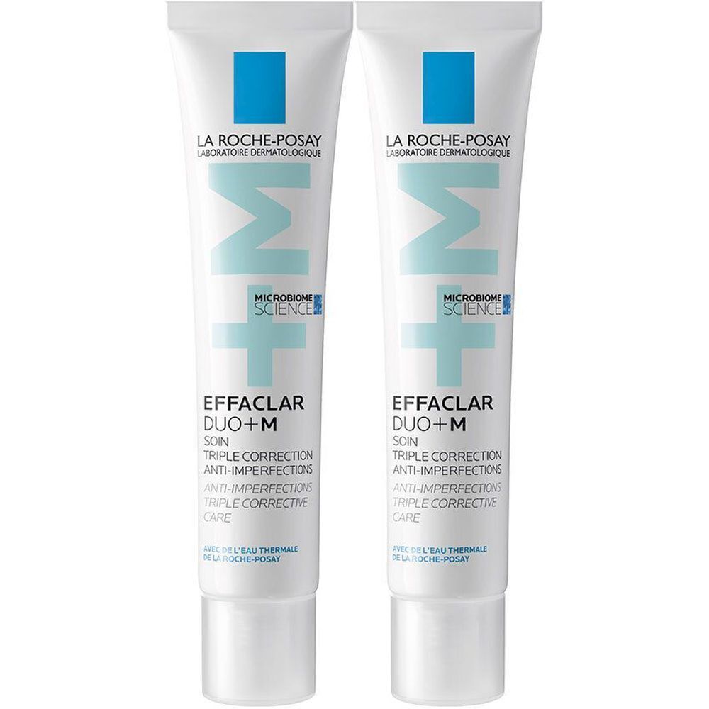 La Roche-Posay Effaclar DUO+M Soin triple correction anti-imperfections. Boutons & Points noirs, Marques post-acné, Anti-rechute 40ml