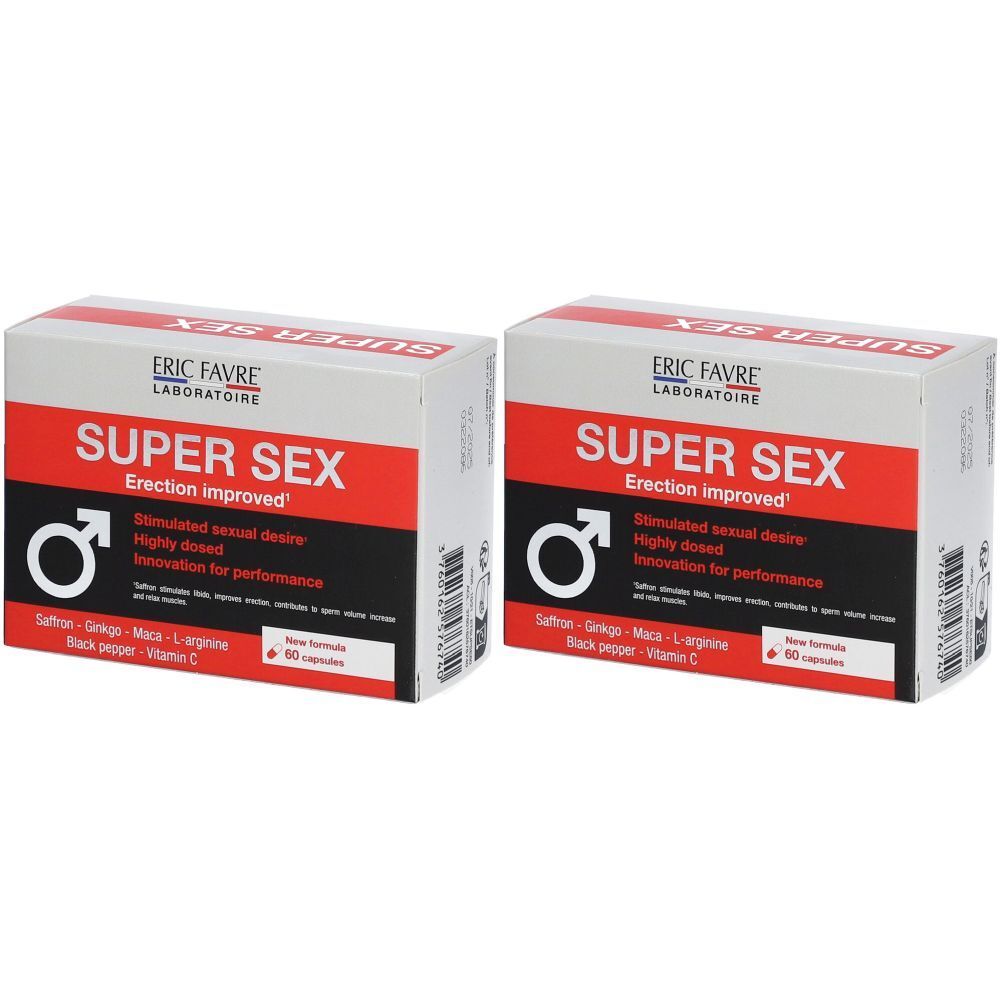 Eric Favre Super Sex Augmente Le Désir Sexuel 2x60 Pc S Redcare