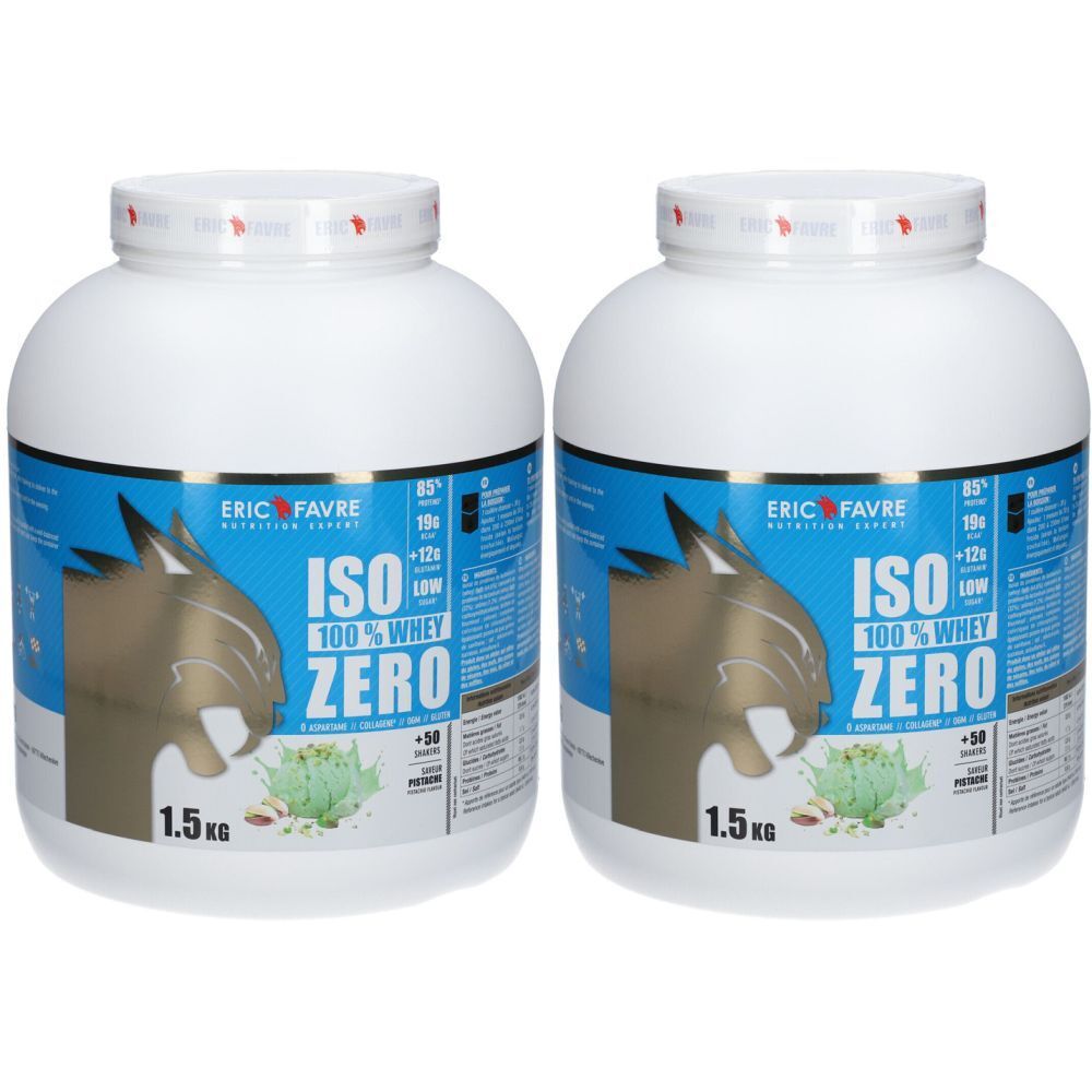 ERIC FAVRE Iso Zero 100% Whey Protéine Pistache