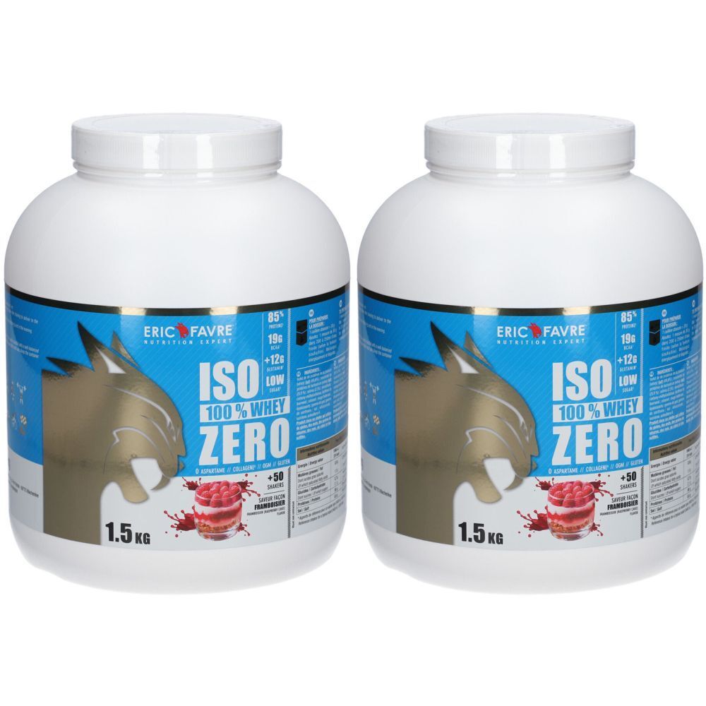 ERIC FAVRE Iso Zero 100% Whey Protéine Saveur Framboisier